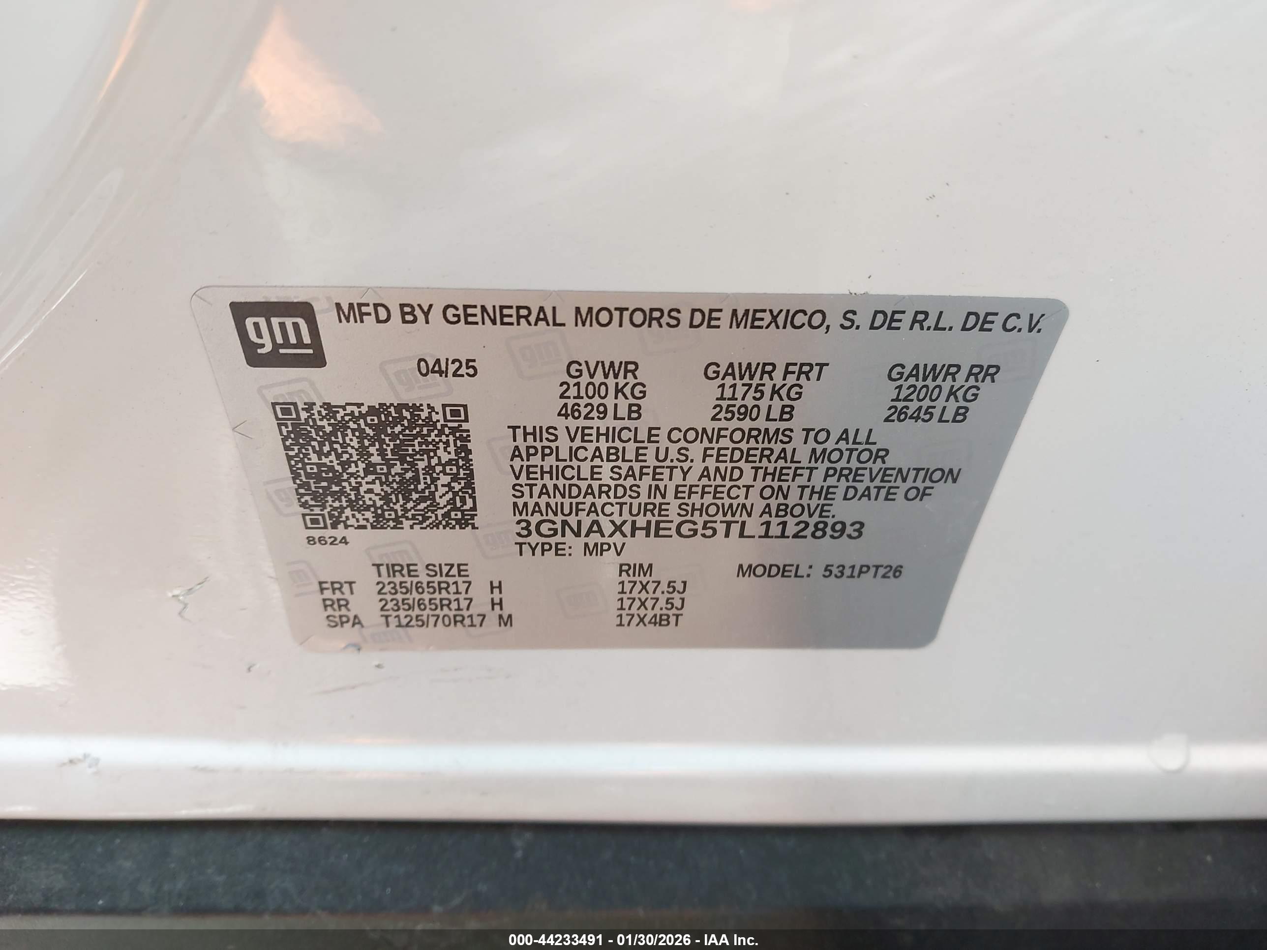 CHEVROLET EQUINOX image 9