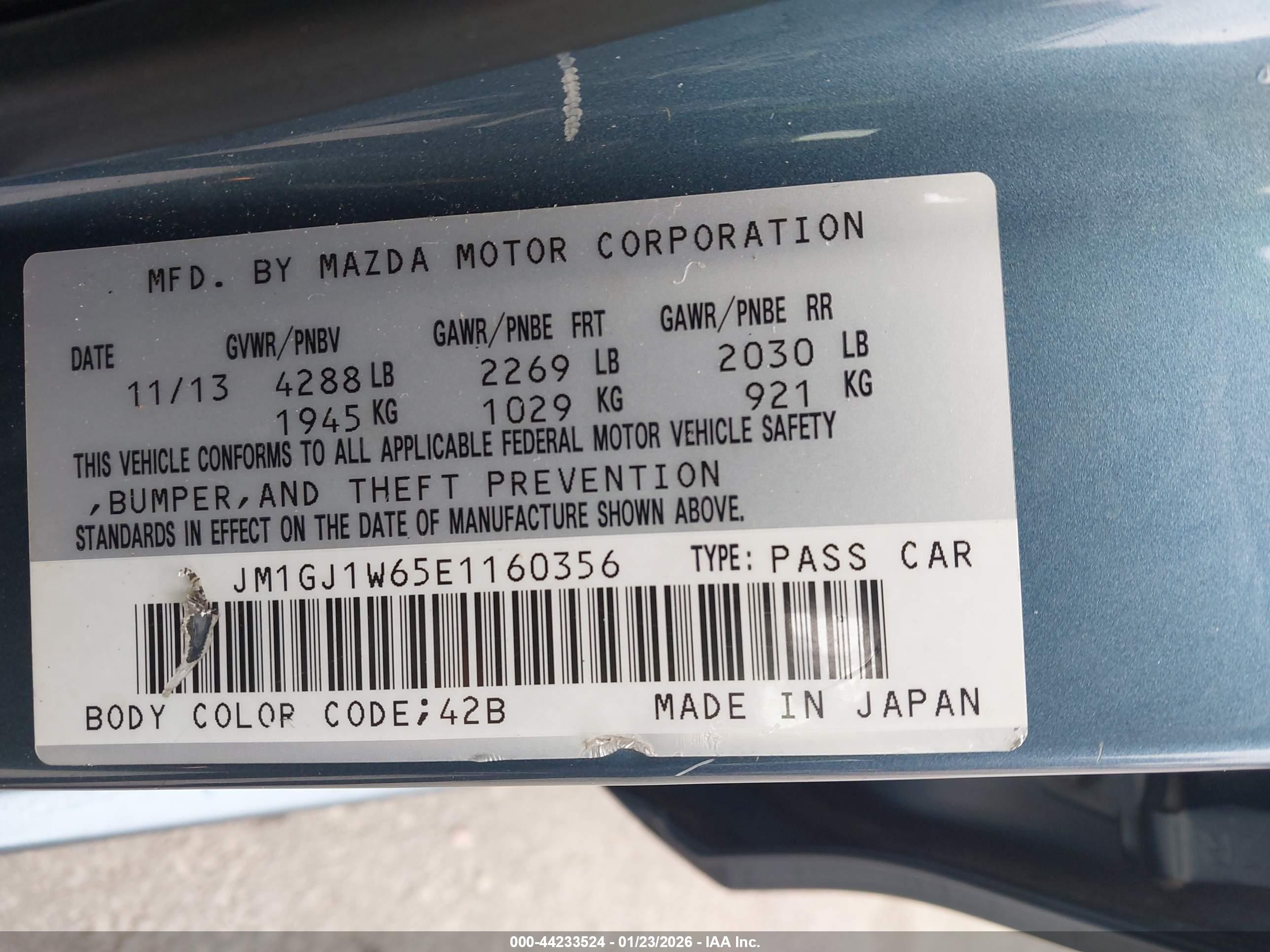 MAZDA MAZDA6 image 9