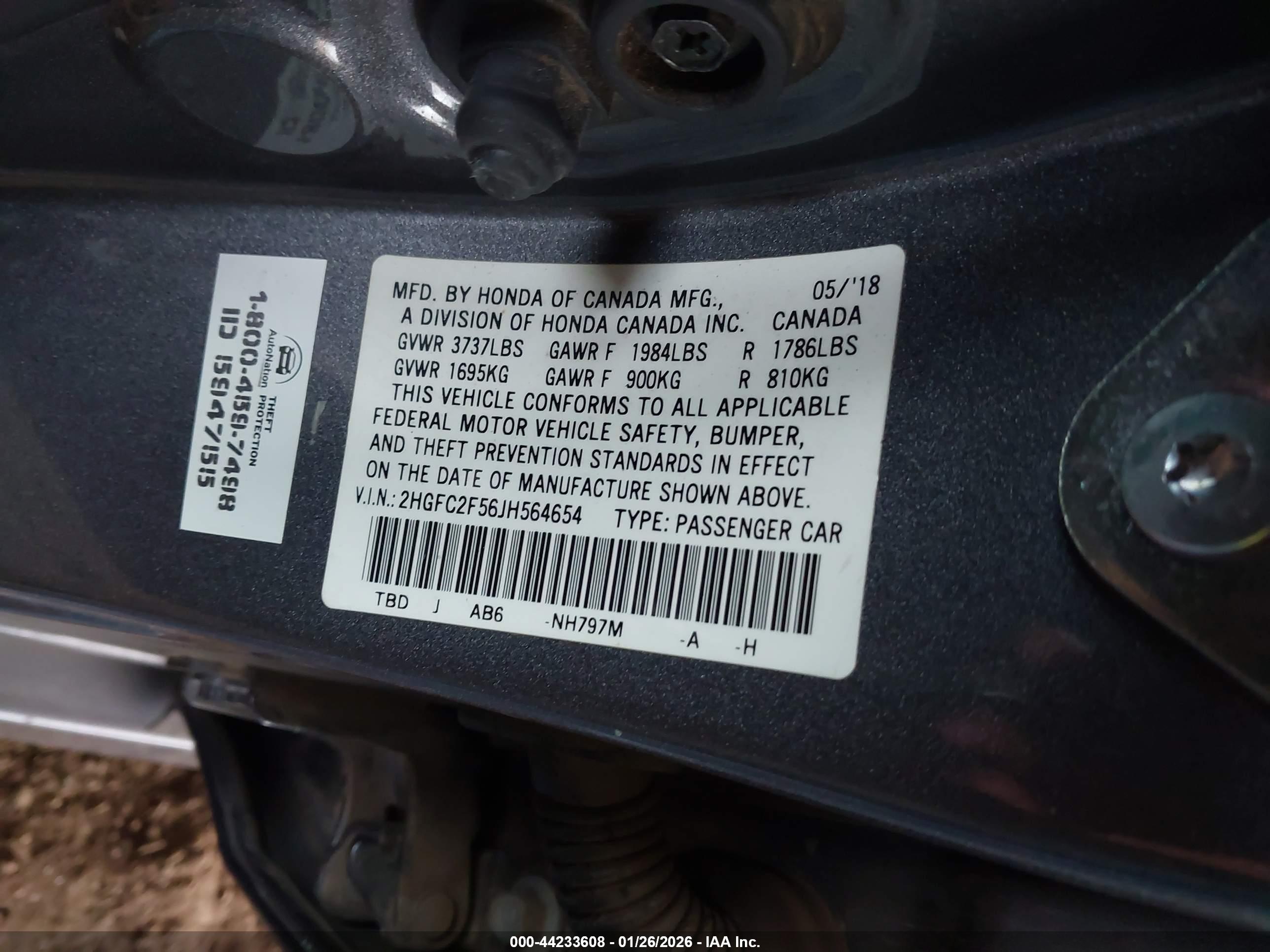HONDA CIVIC image 9