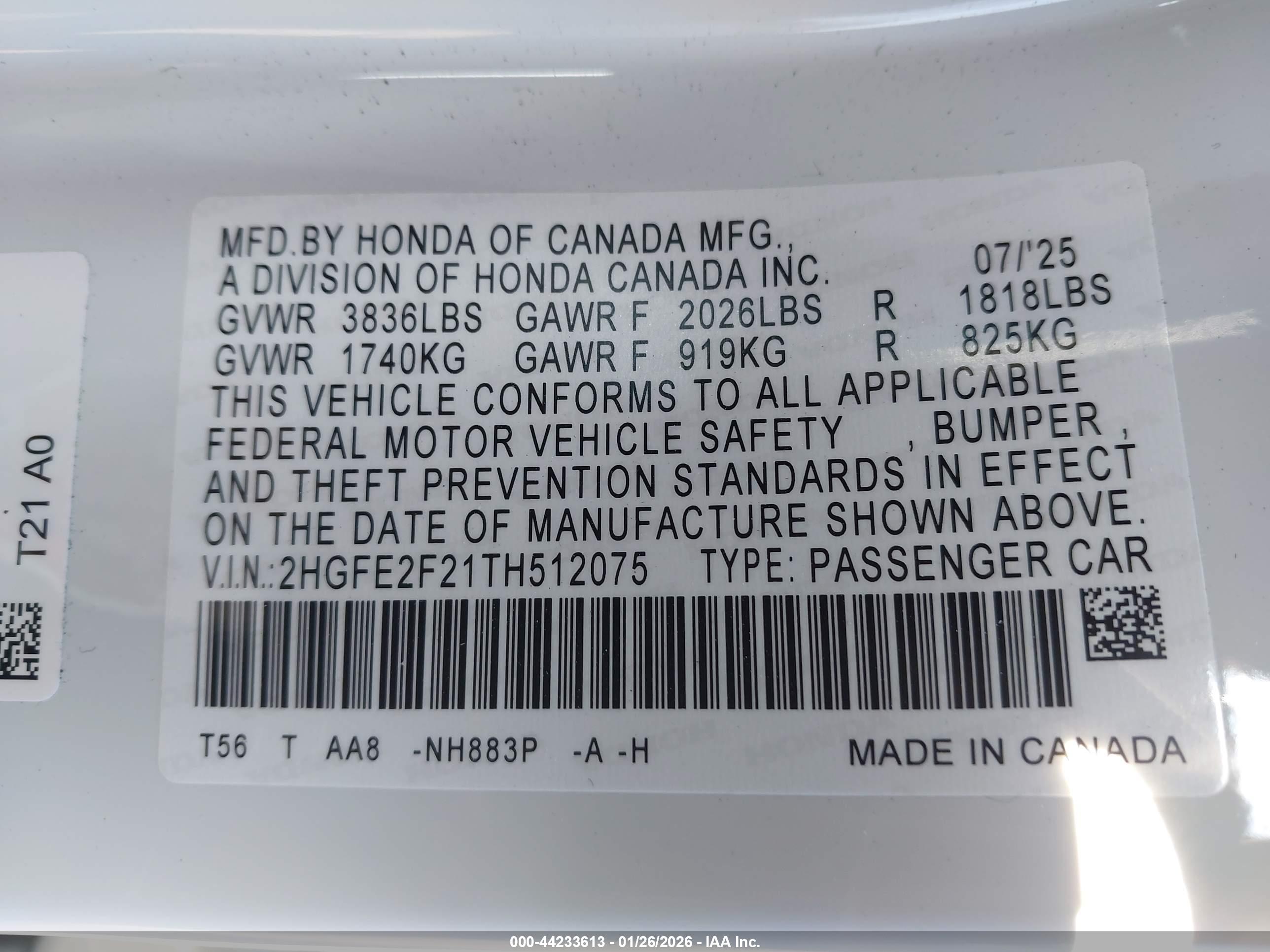 HONDA CIVIC image 9