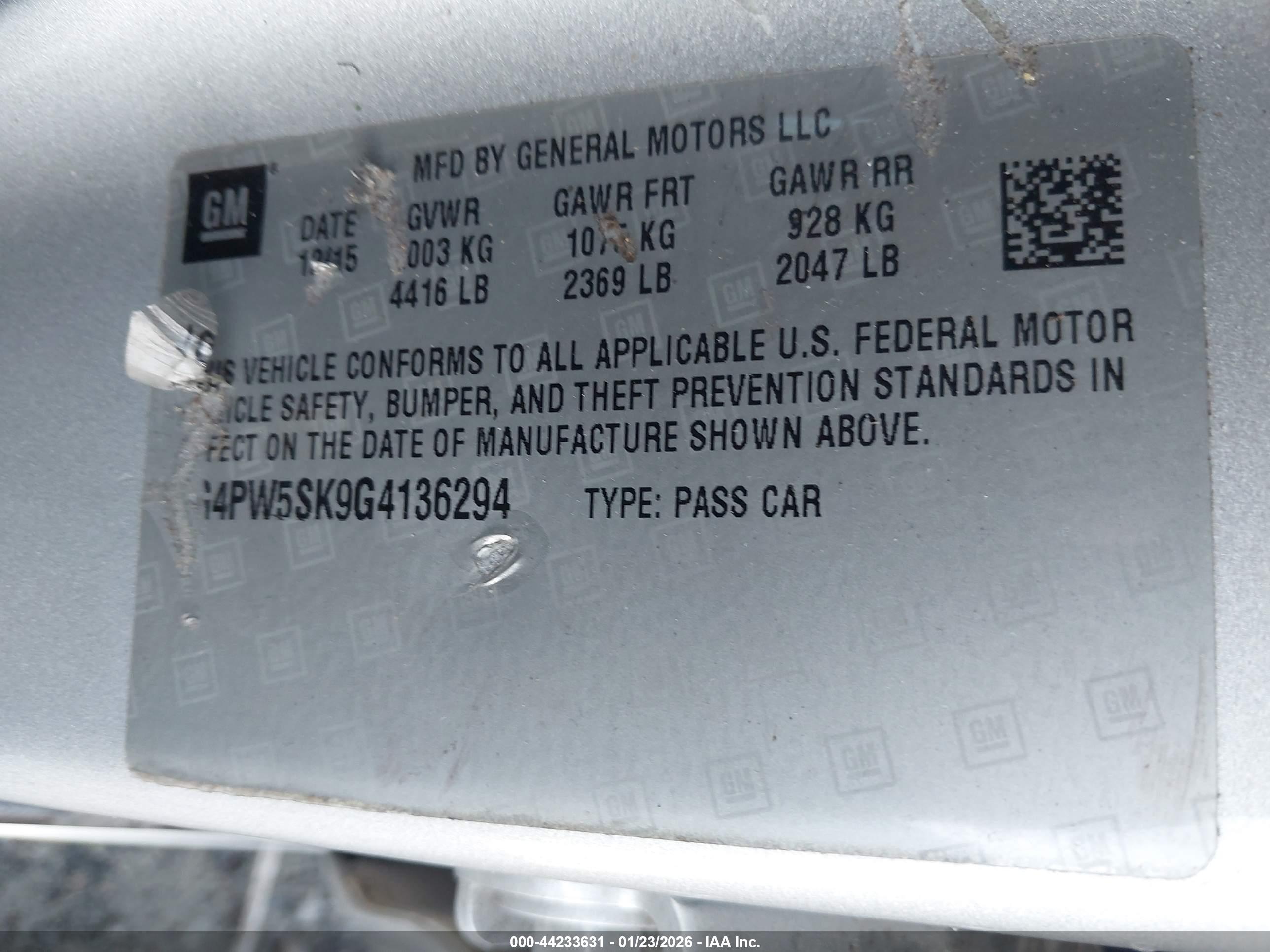 BUICK VERANO image 9