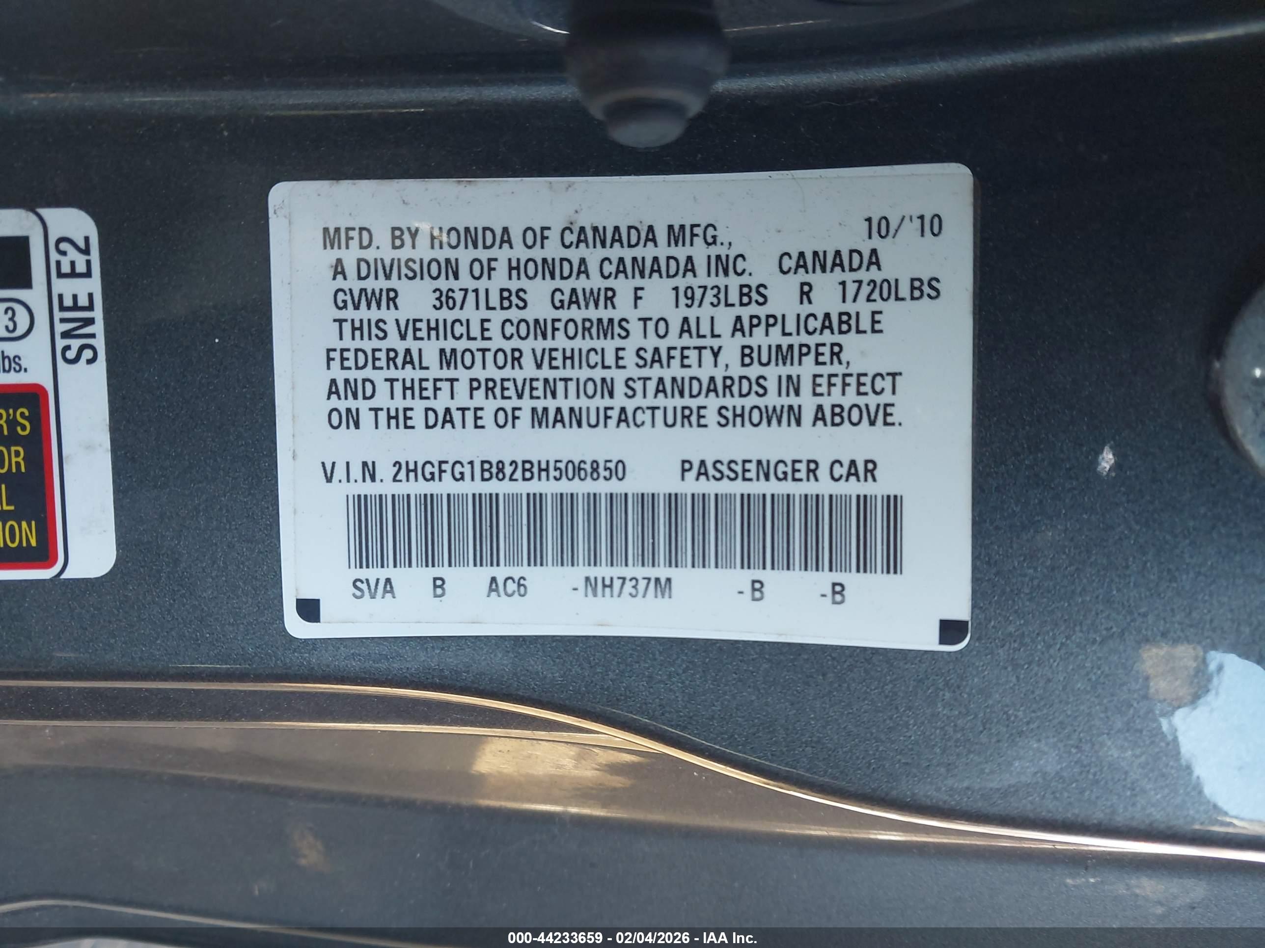 HONDA CIVIC image 9