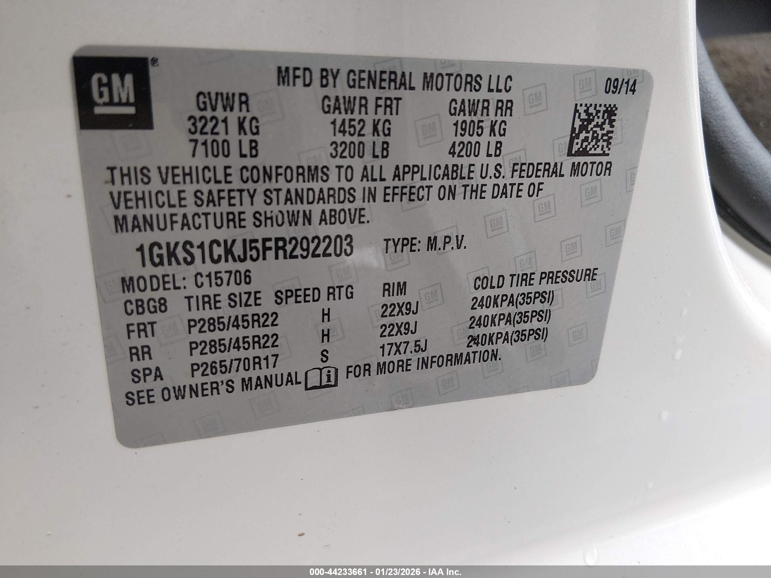 GMC YUKON image 9