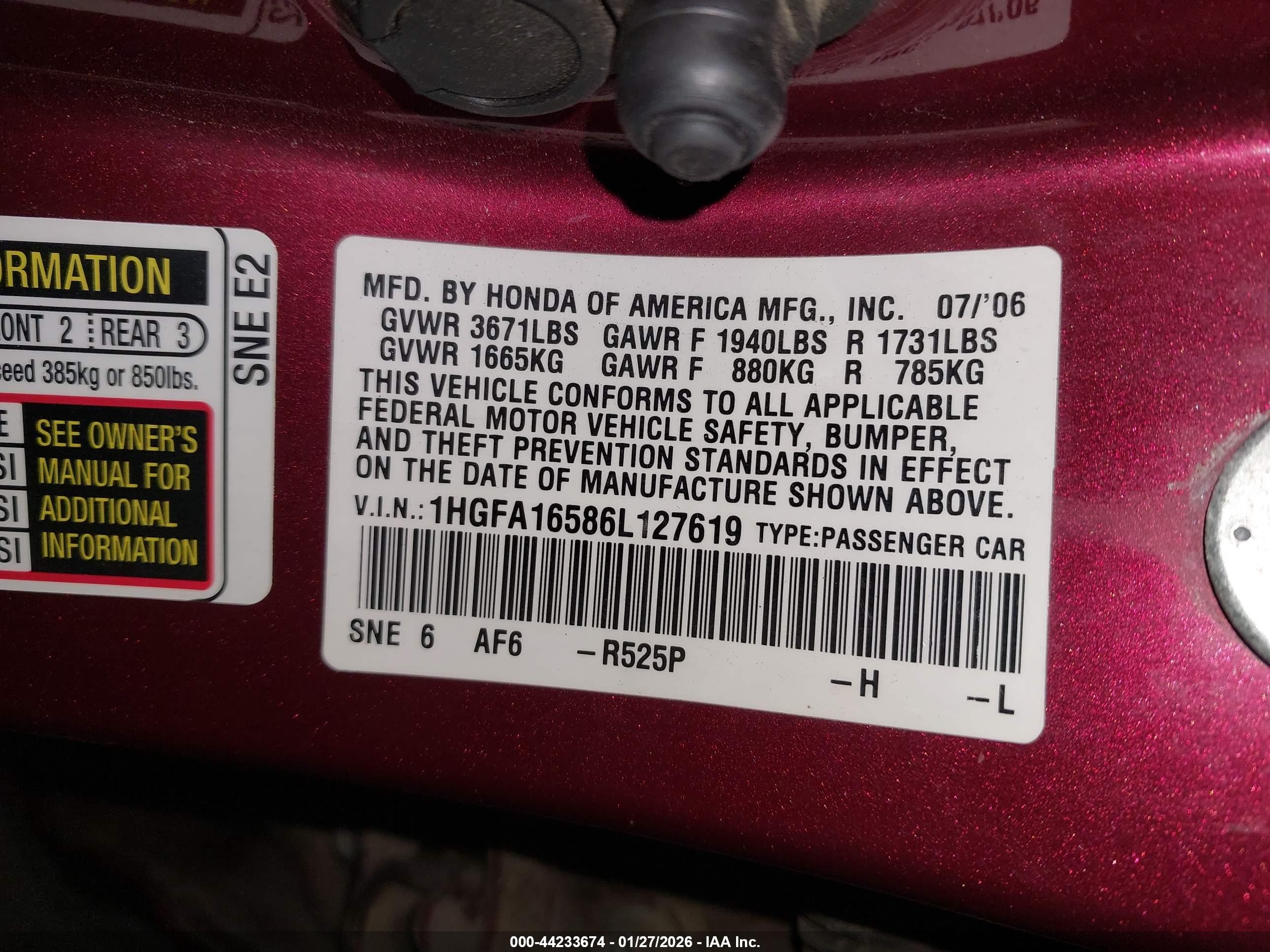 HONDA CIVIC image 9