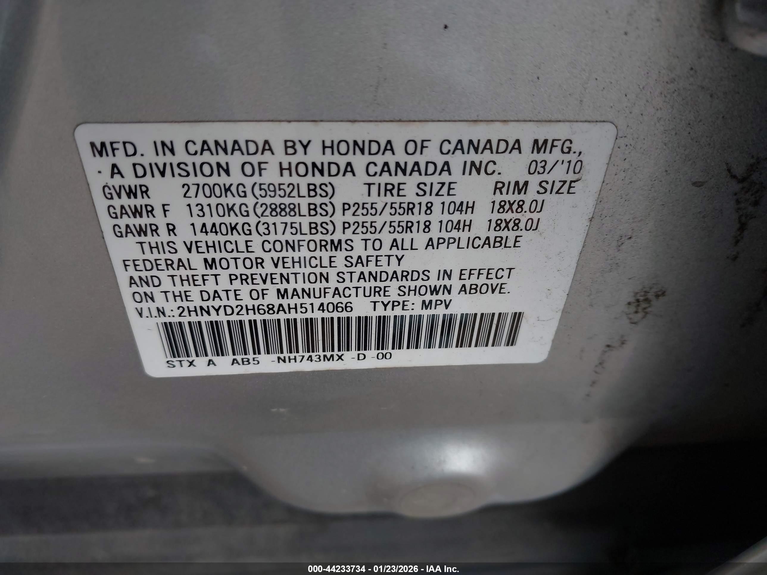 ACURA MDX image 9