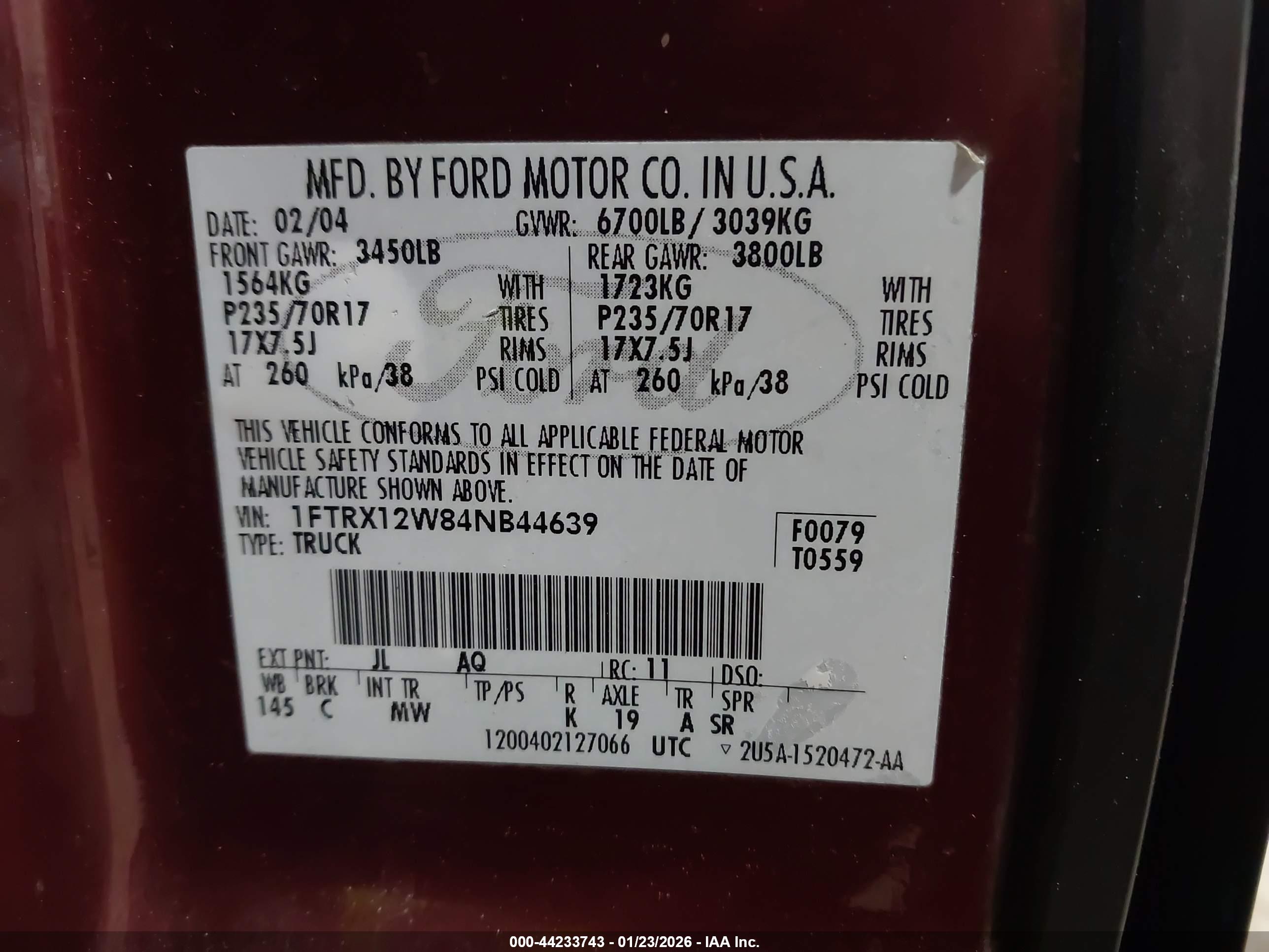 FORD F150 image 9