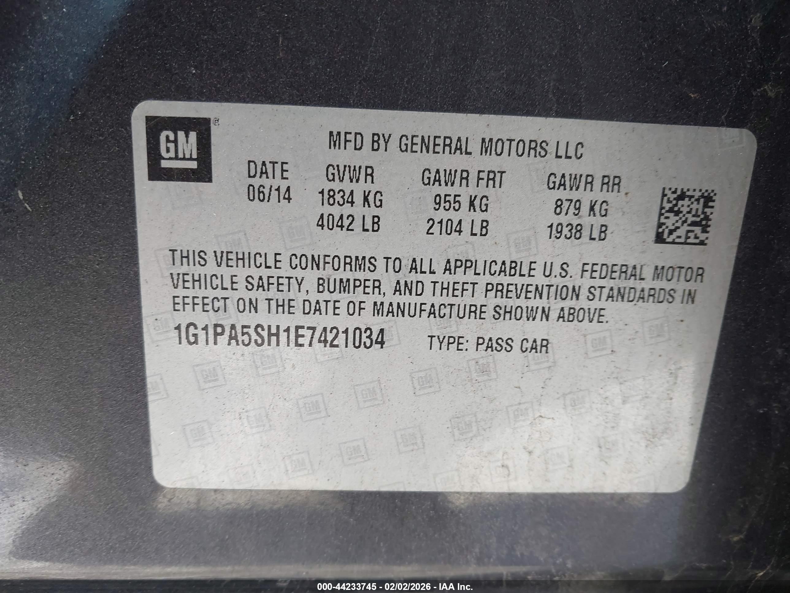 CHEVROLET CRUZE image 9