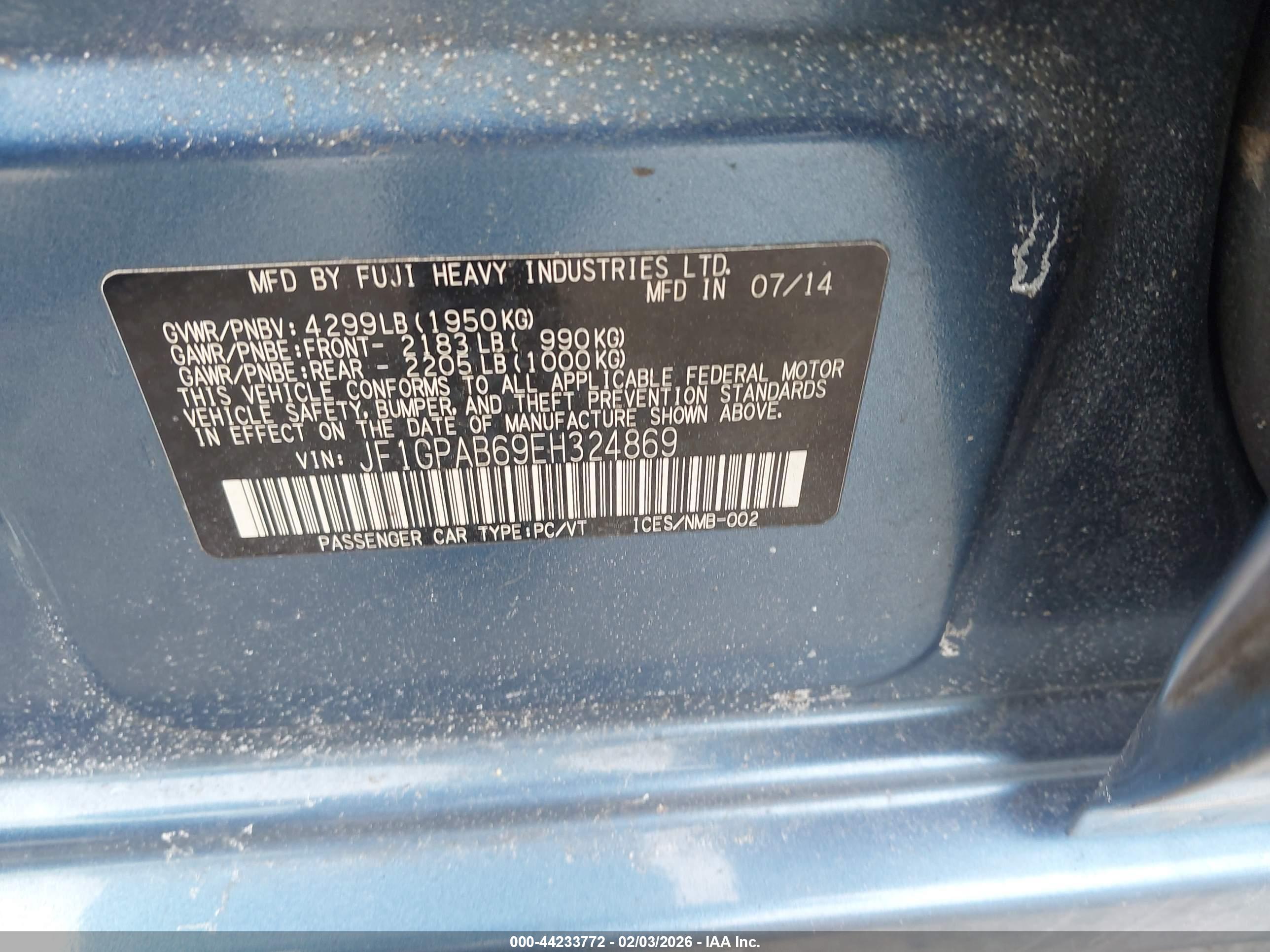 SUBARU IMPREZA image 9