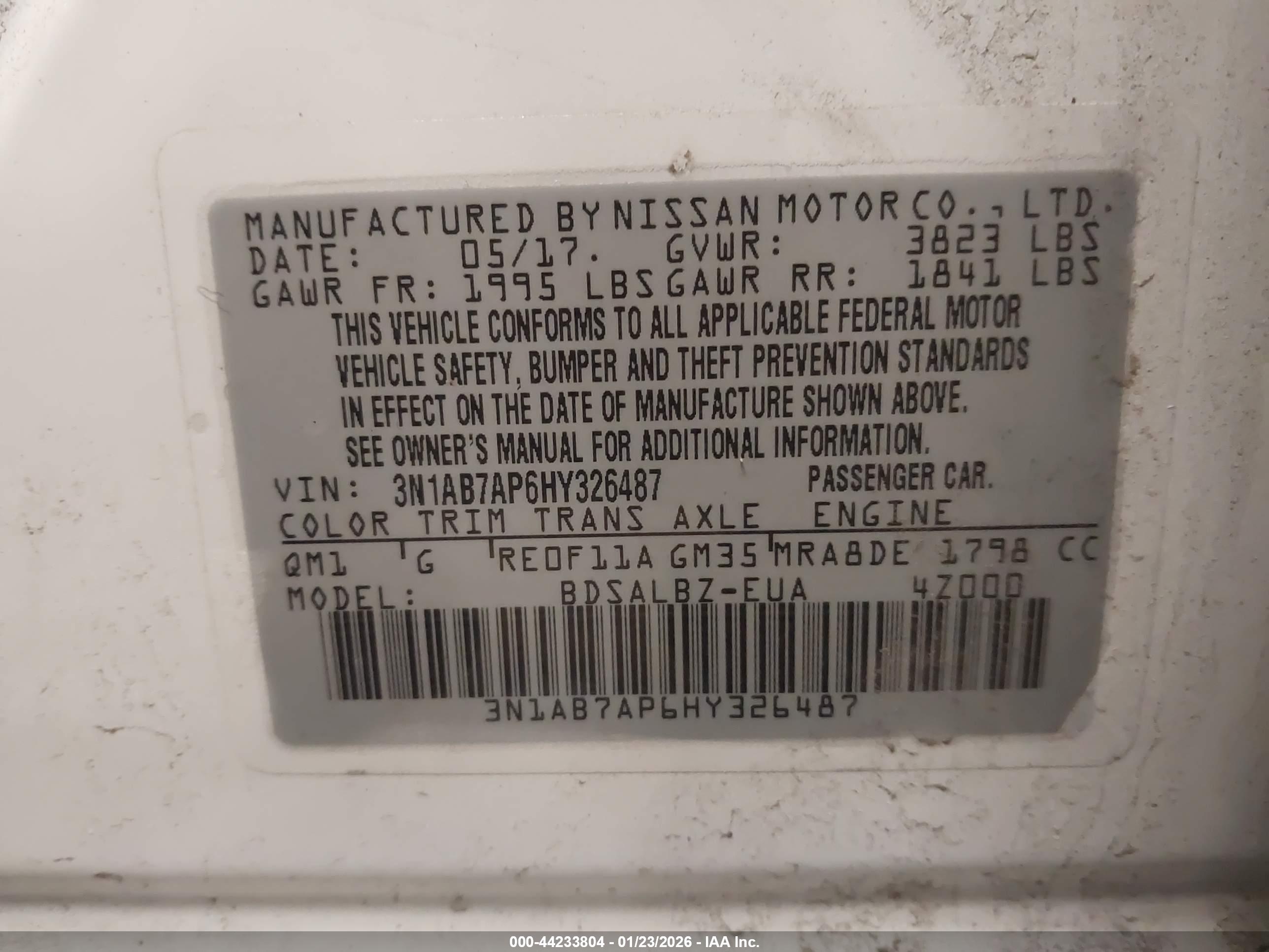 NISSAN SENTRA image 9