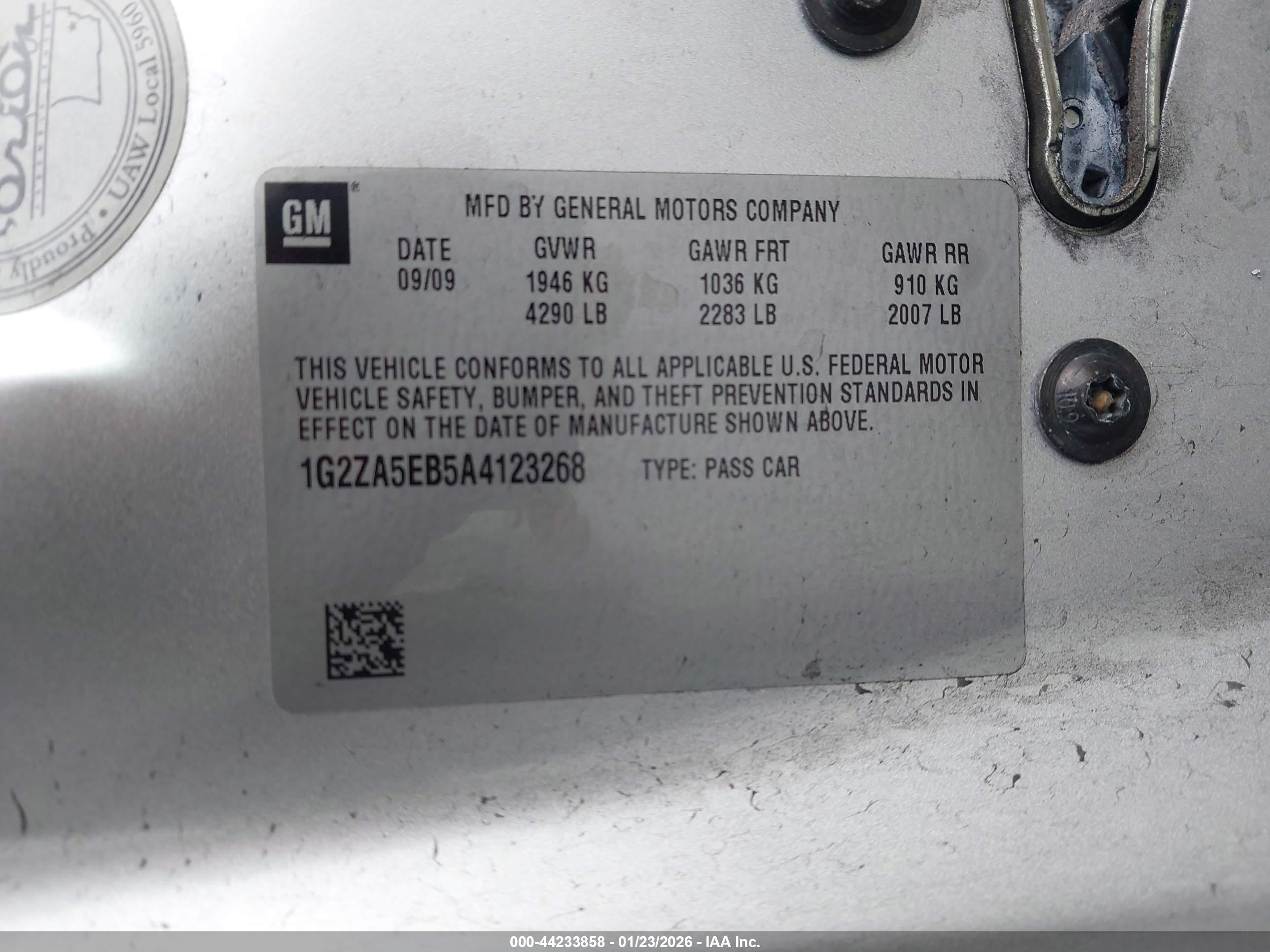 PONTIAC G6 image 9