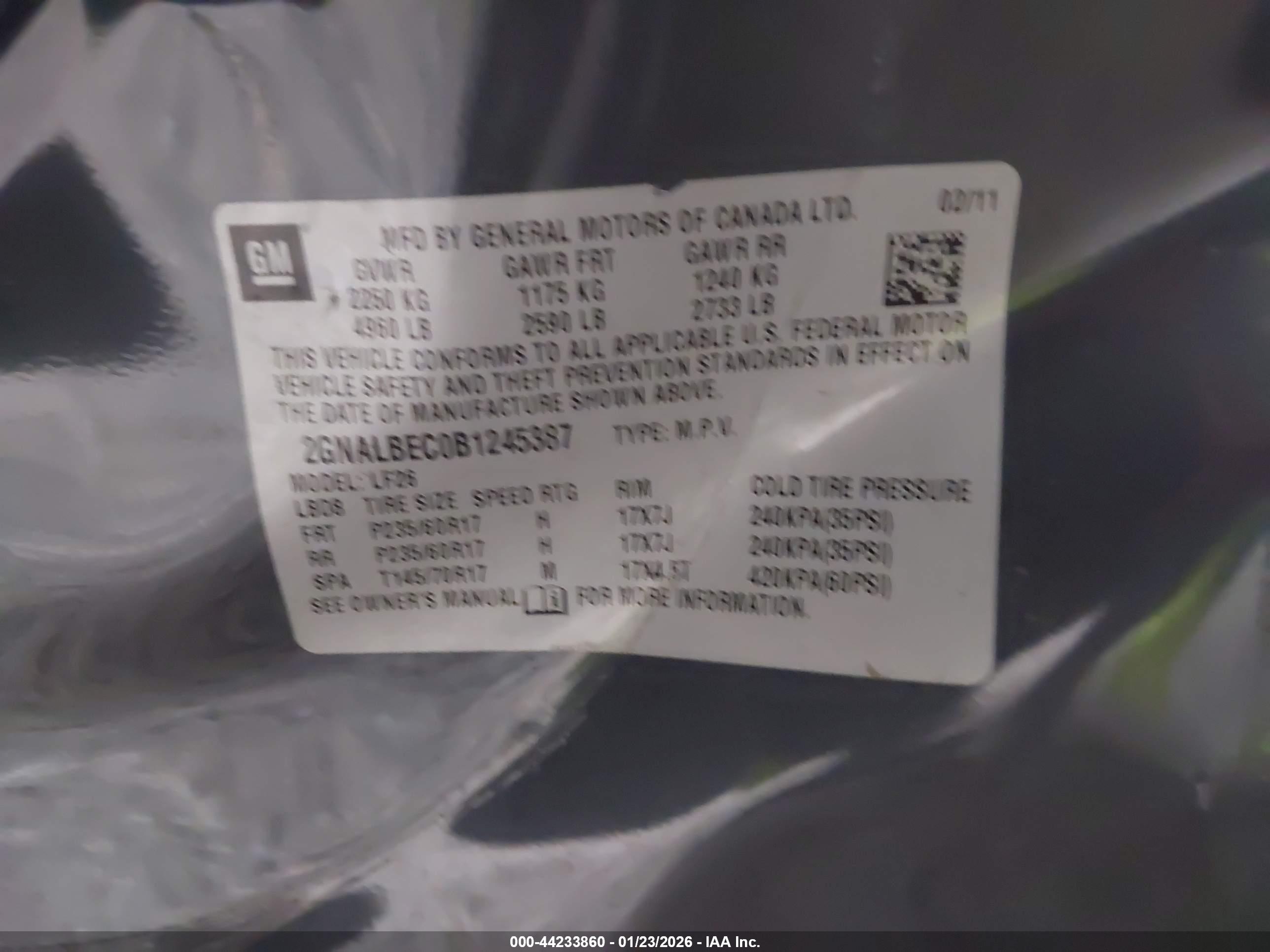 CHEVROLET EQUINOX image 9