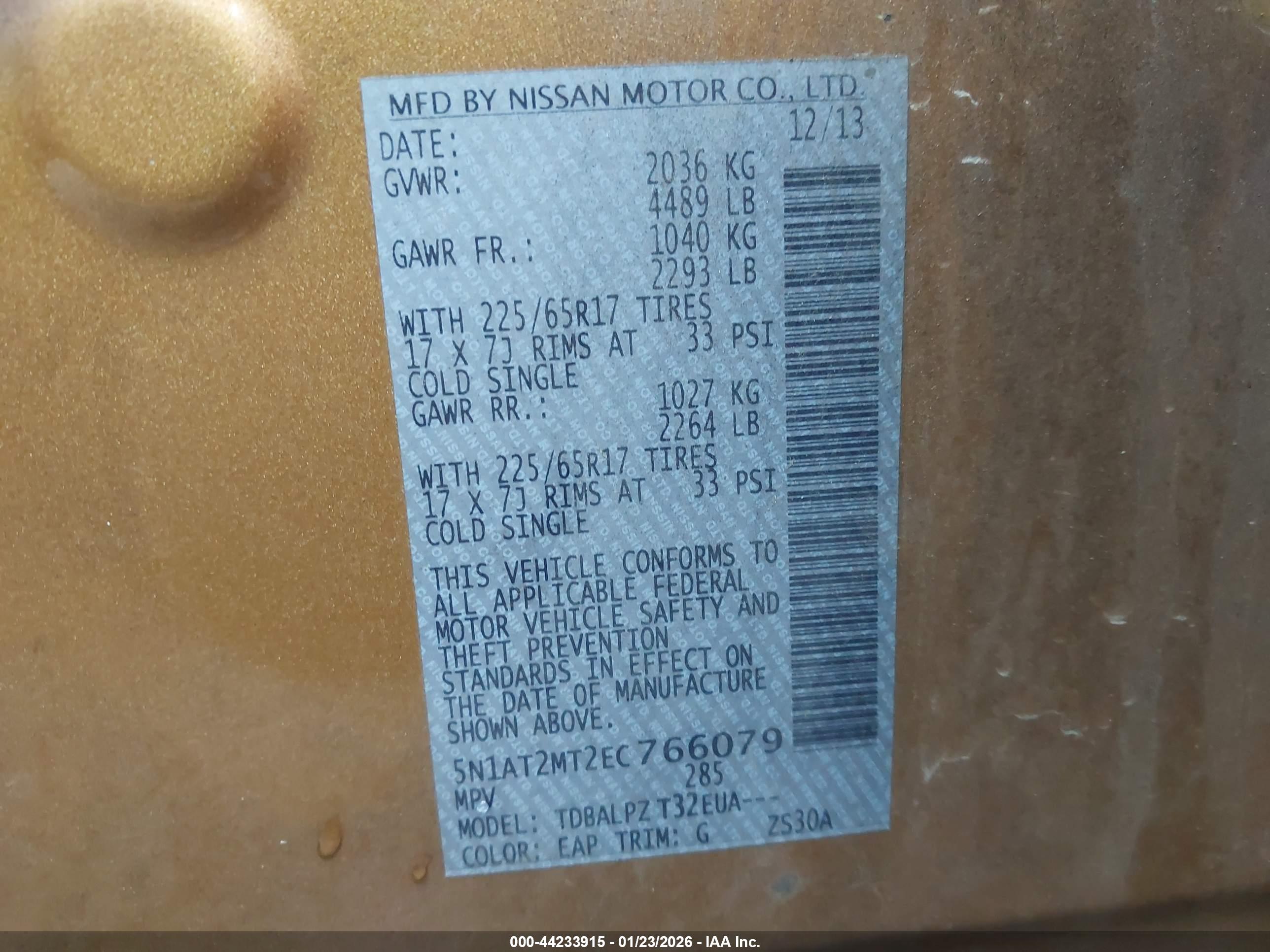 NISSAN ROGUE image 9