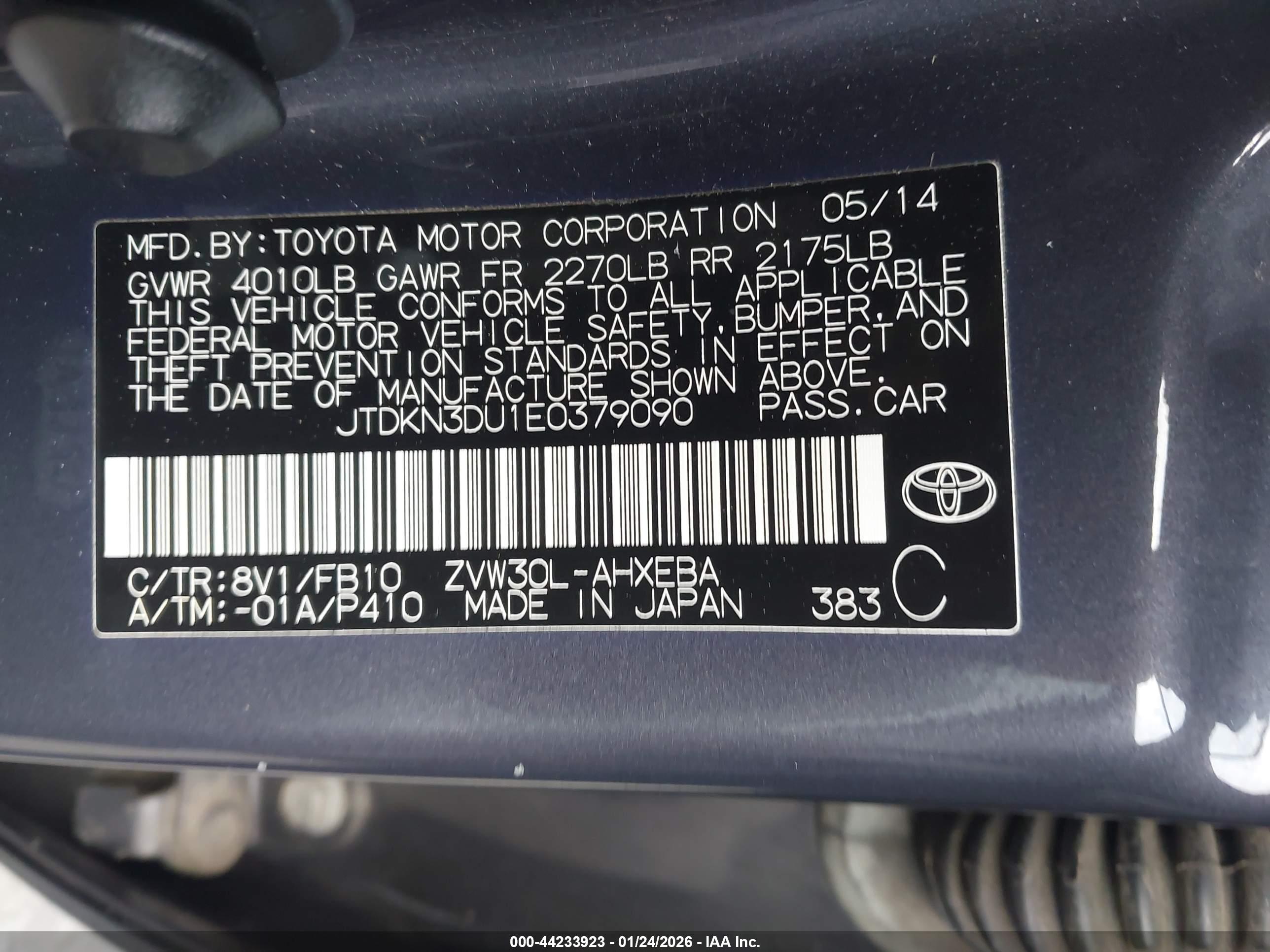 TOYOTA PRIUS image 9