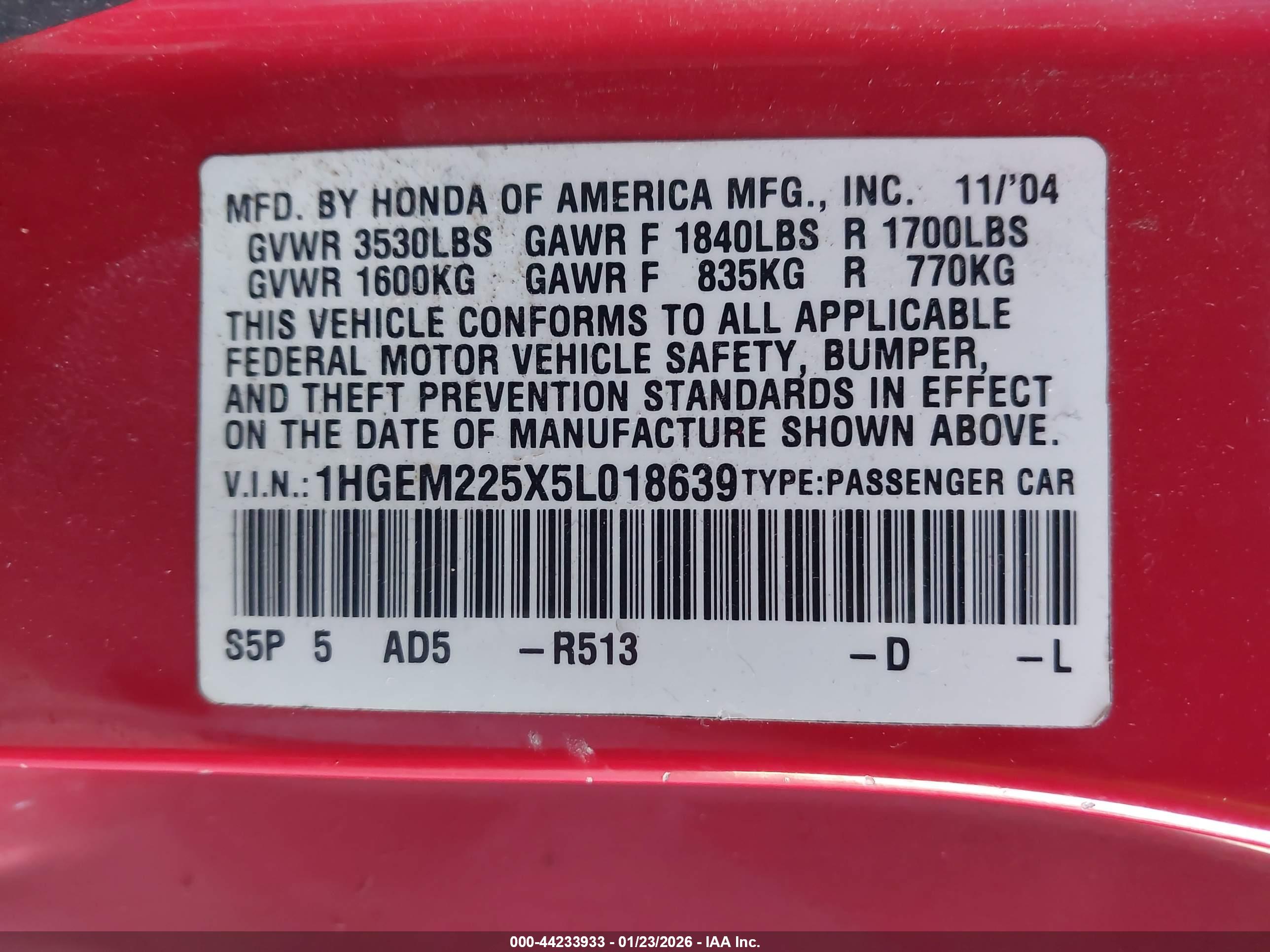 HONDA CIVIC image 9