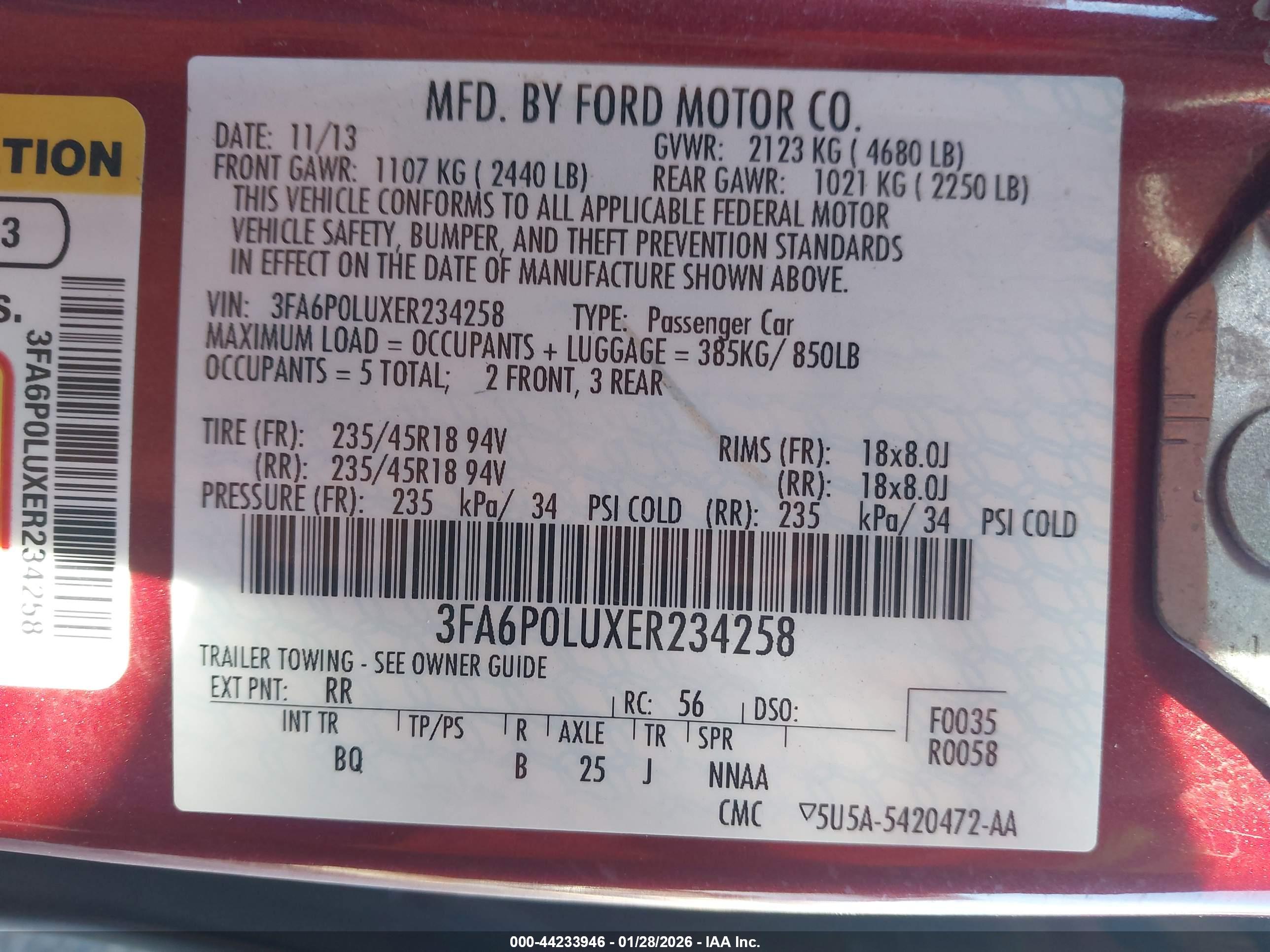 FORD FUSION image 9