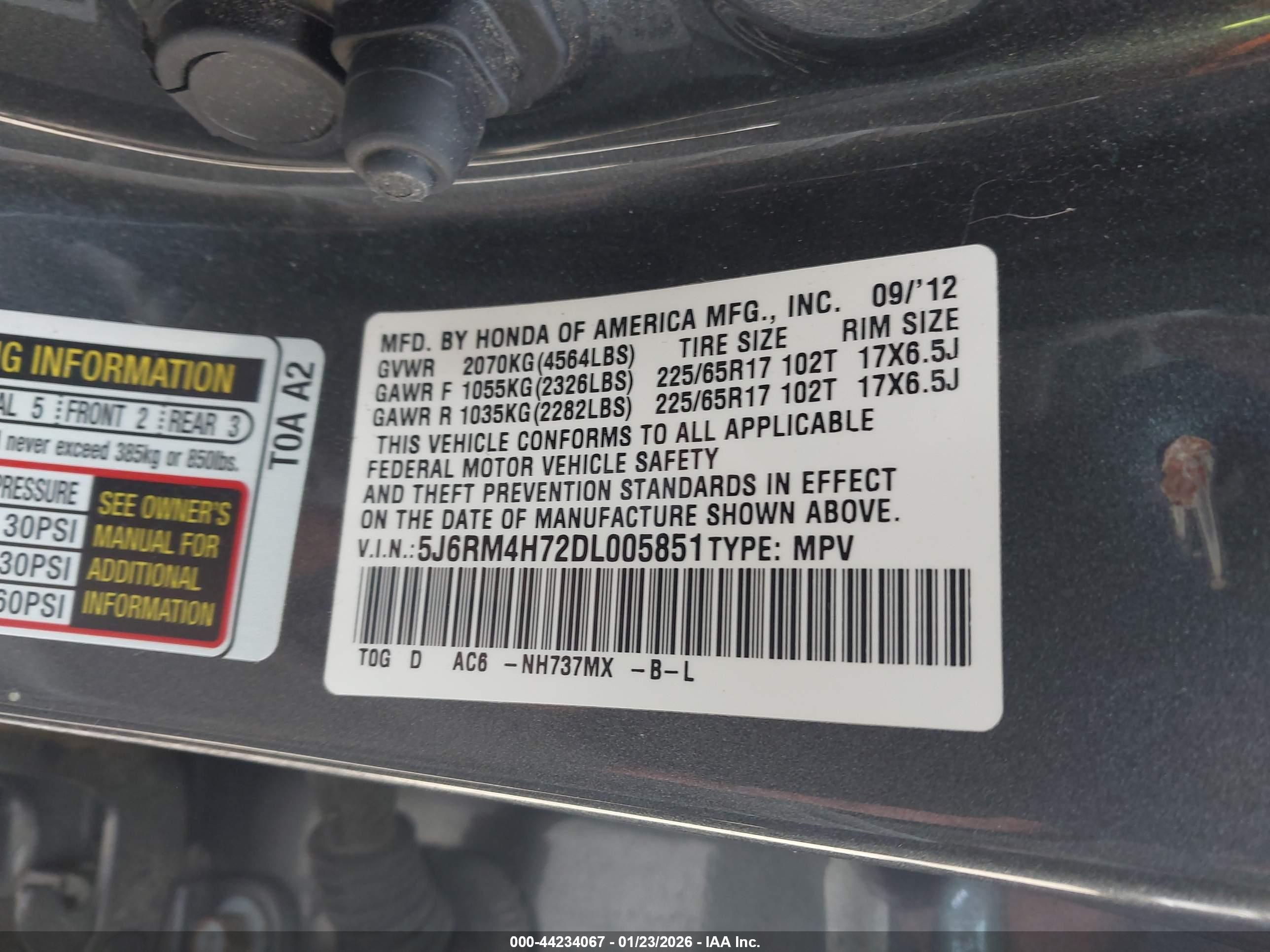 HONDA CR-V image 9