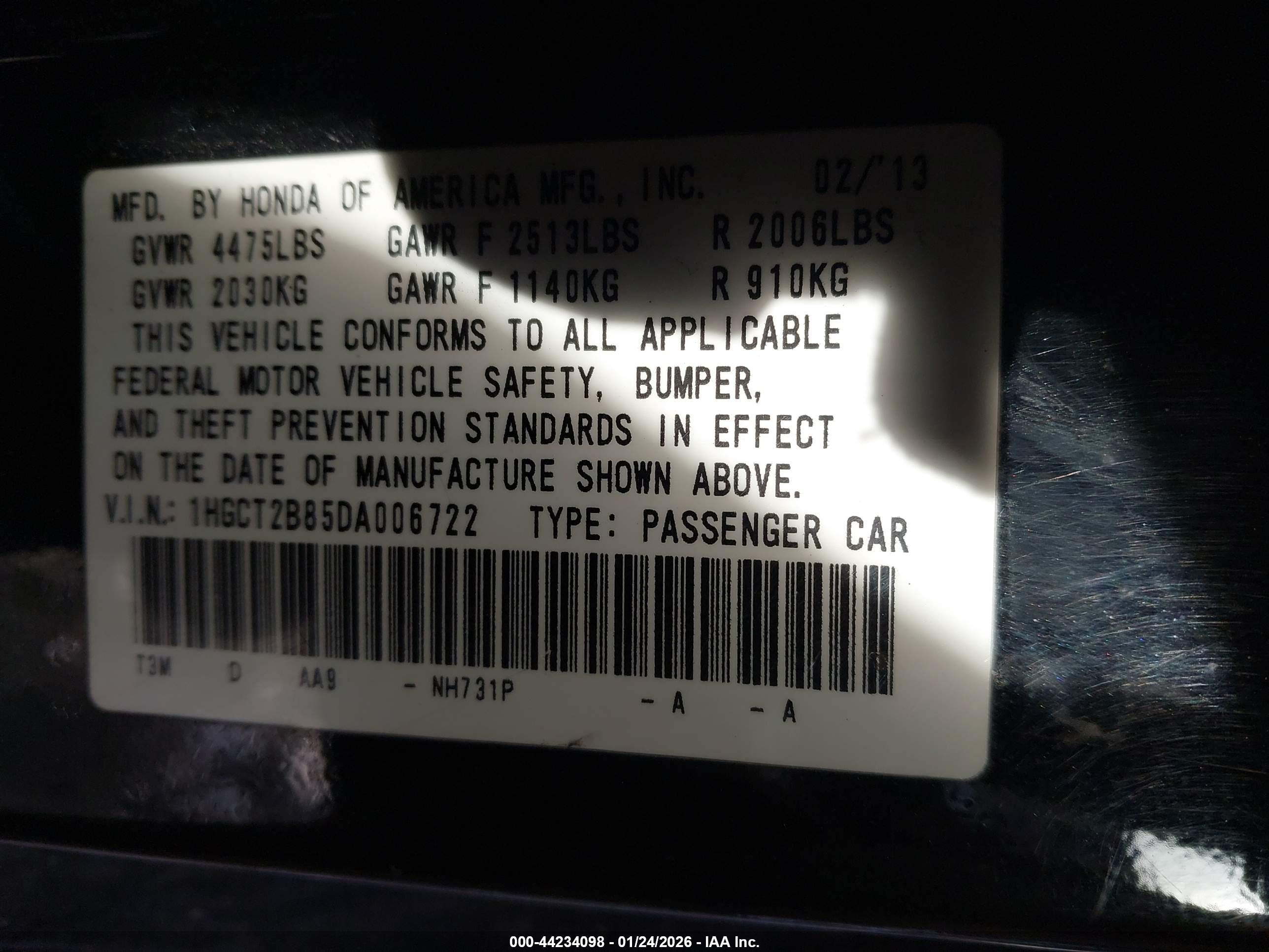 HONDA ACCORD image 9