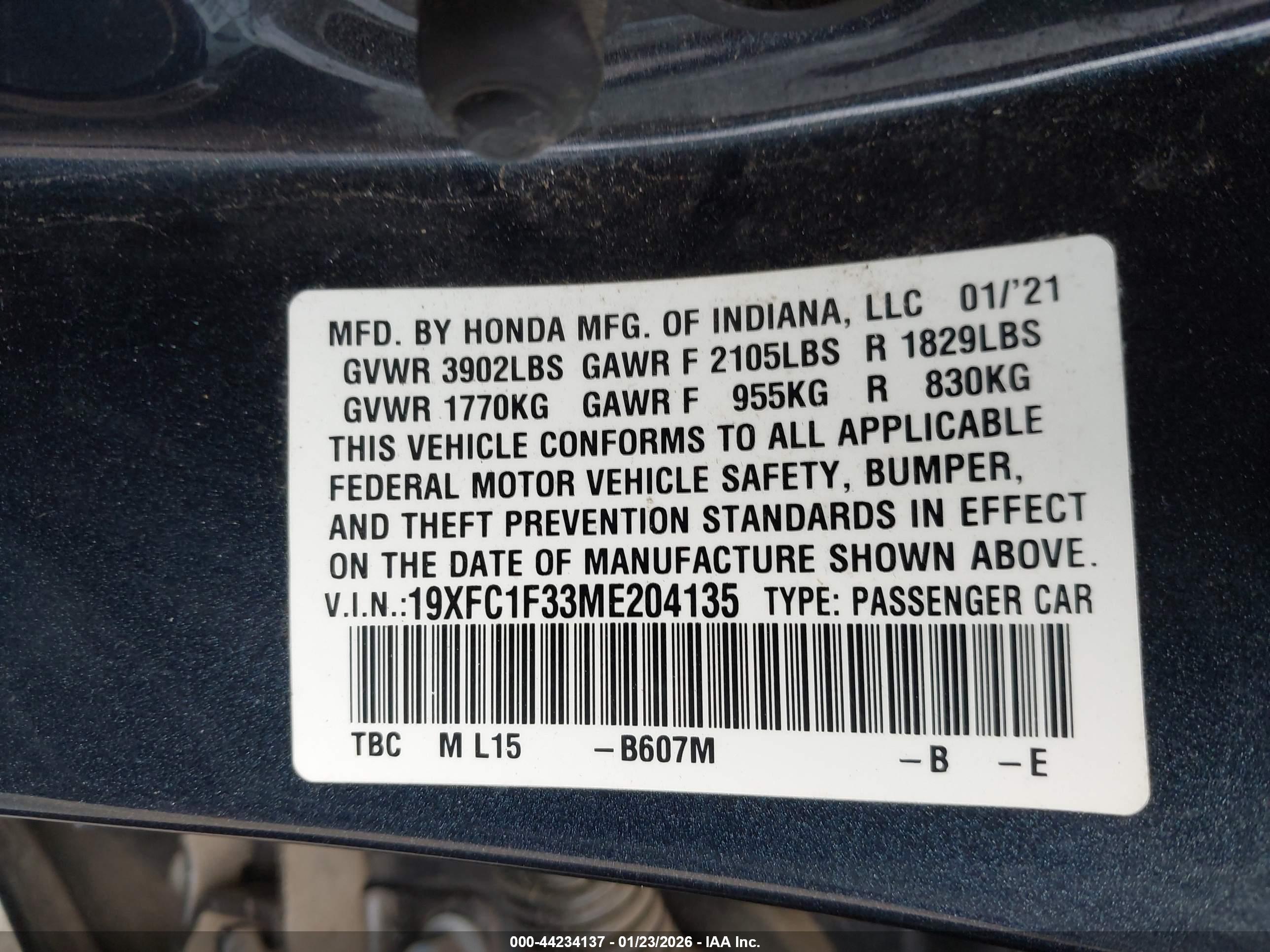 HONDA CIVIC image 9