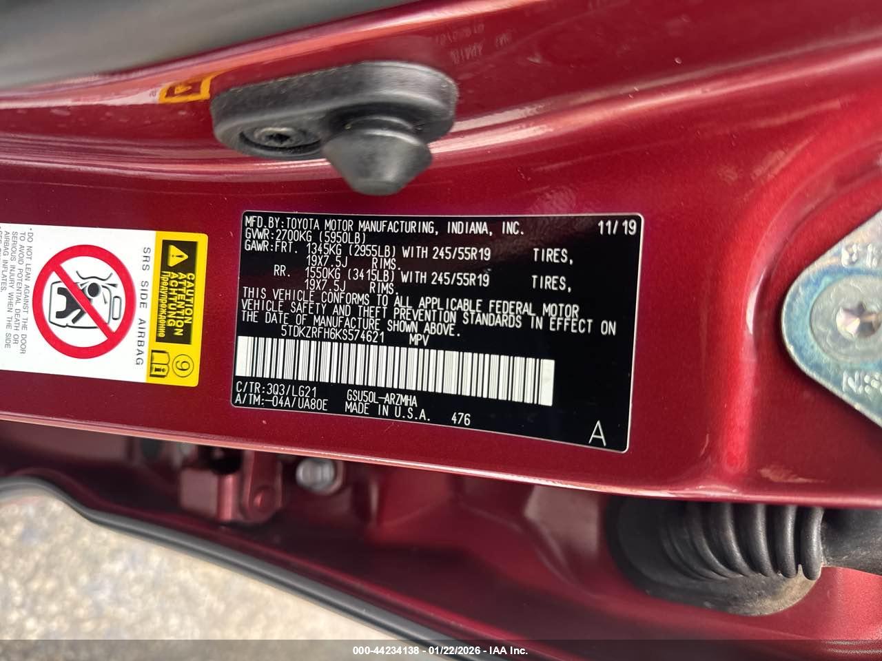 TOYOTA HIGHLANDER image 9