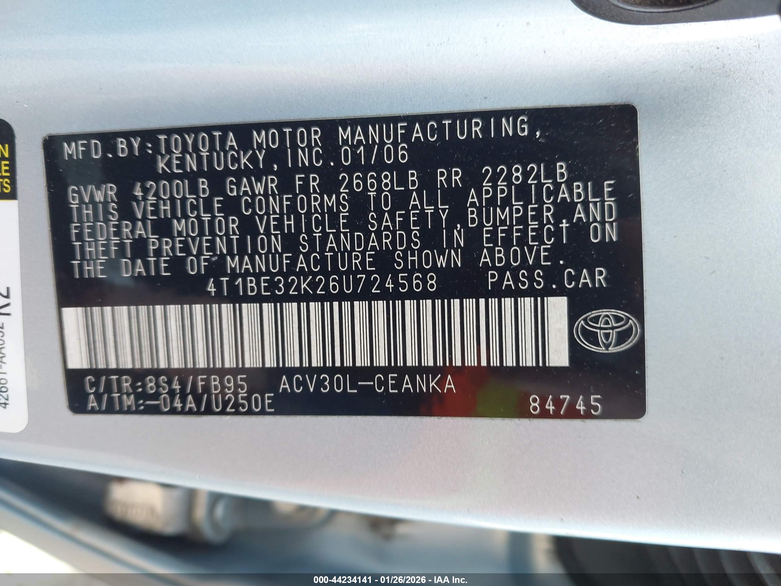 TOYOTA CAMRY image 9