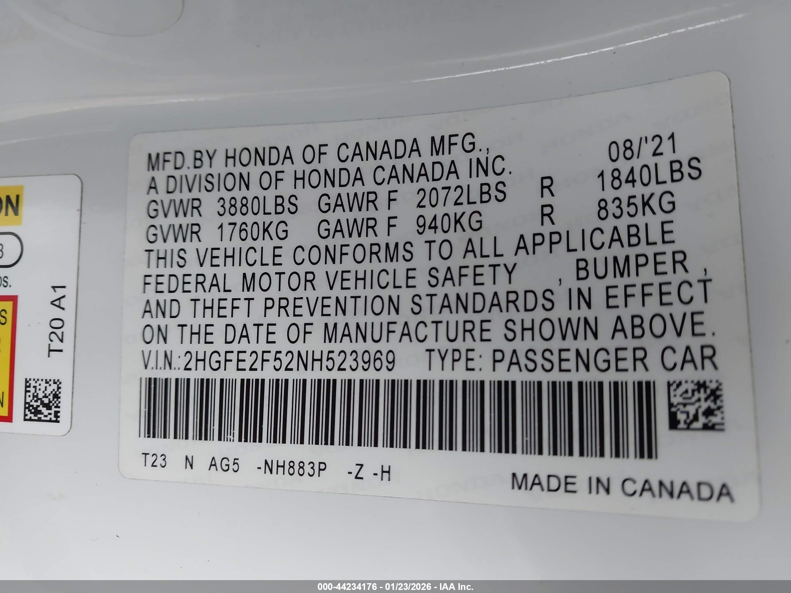 HONDA CIVIC image 9