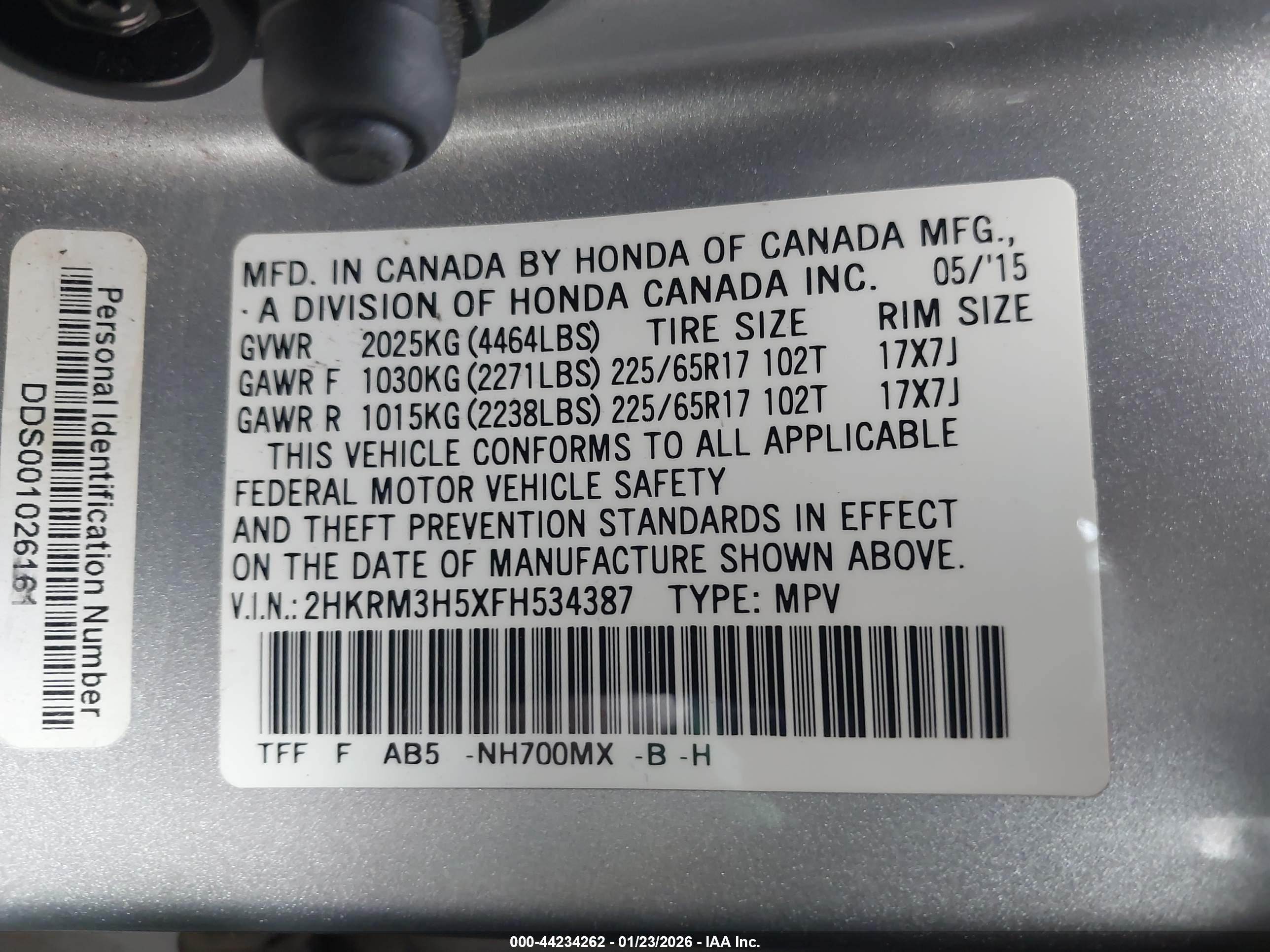 HONDA CR-V image 9