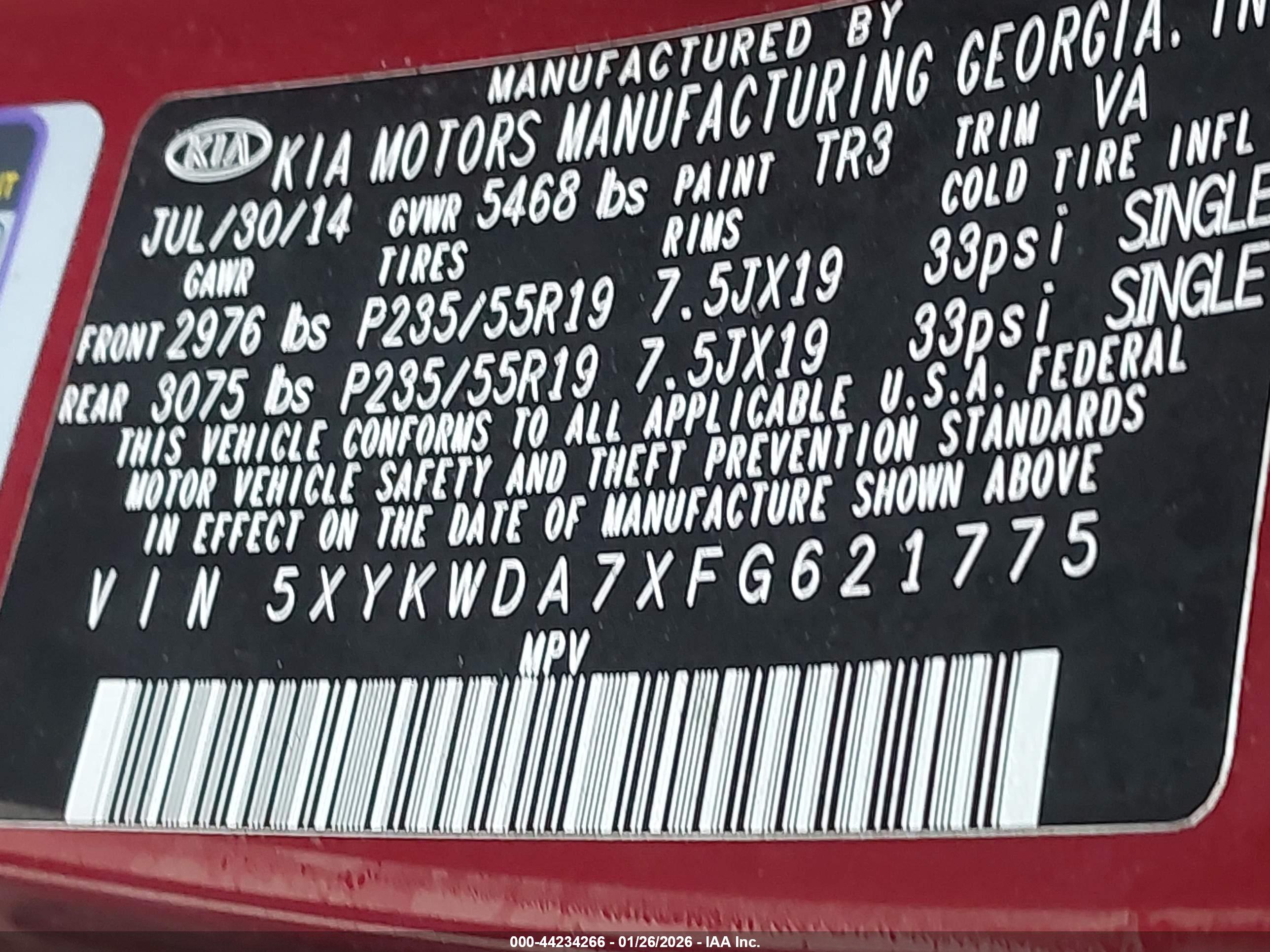 KIA SORENTO image 9