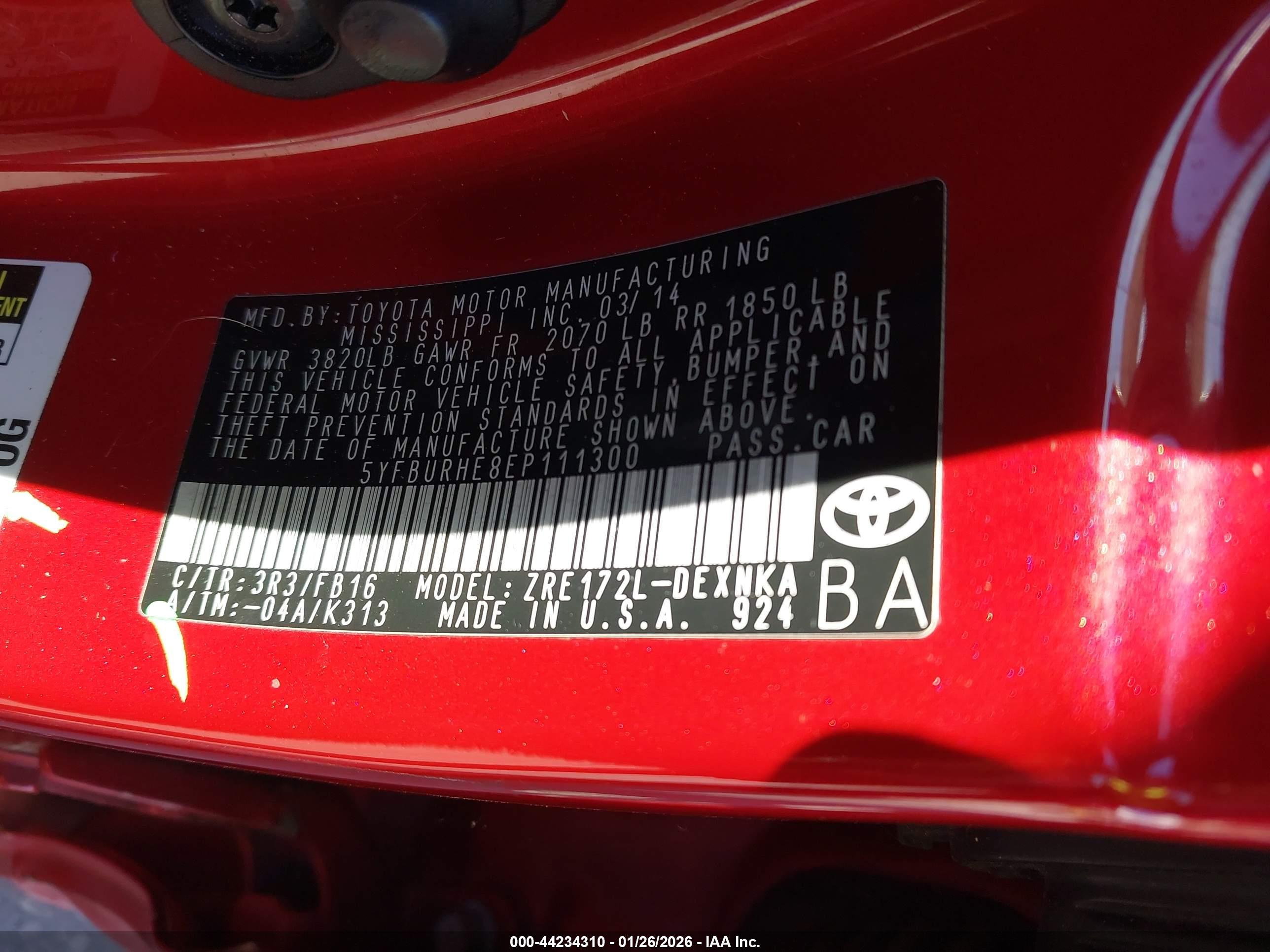 TOYOTA COROLLA image 9