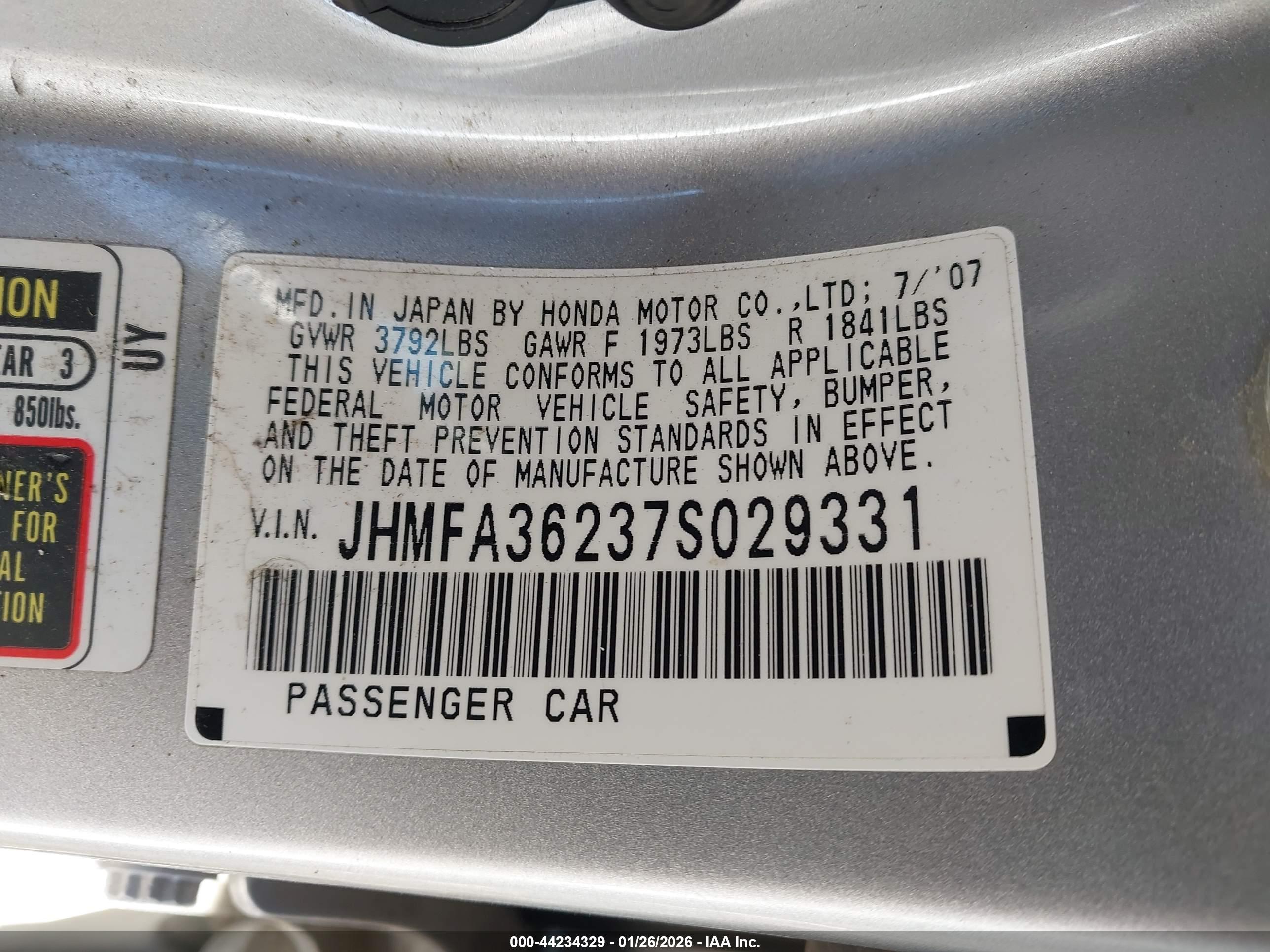 HONDA CIVIC image 9