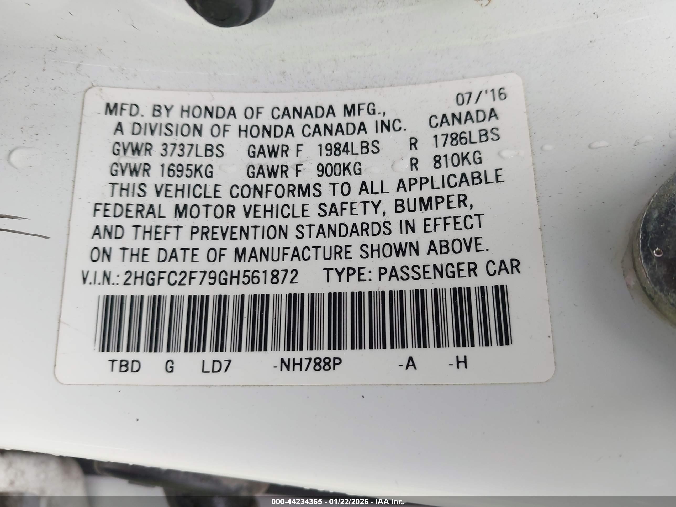 HONDA CIVIC image 9