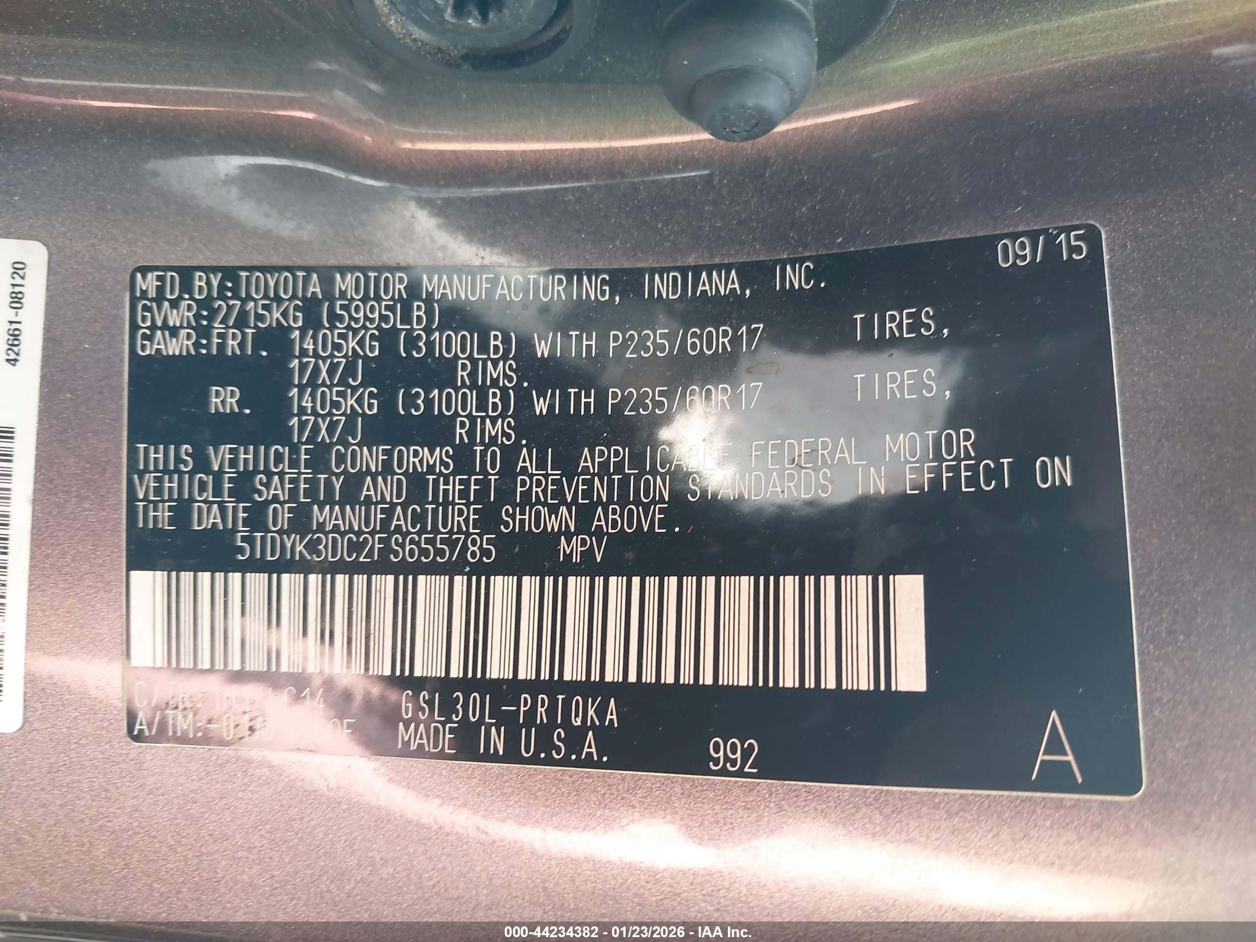 TOYOTA SIENNA image 9