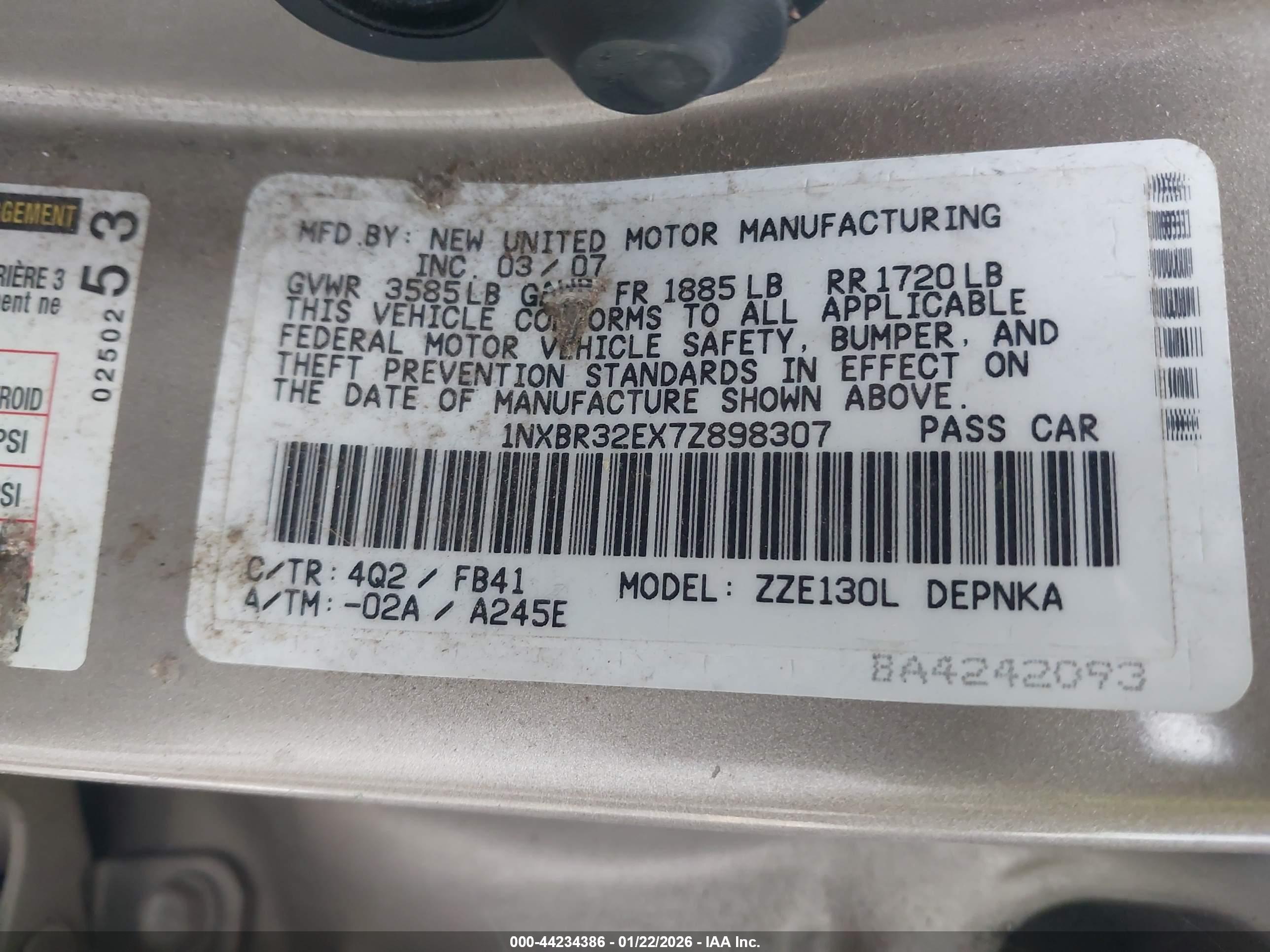 TOYOTA COROLLA image 9