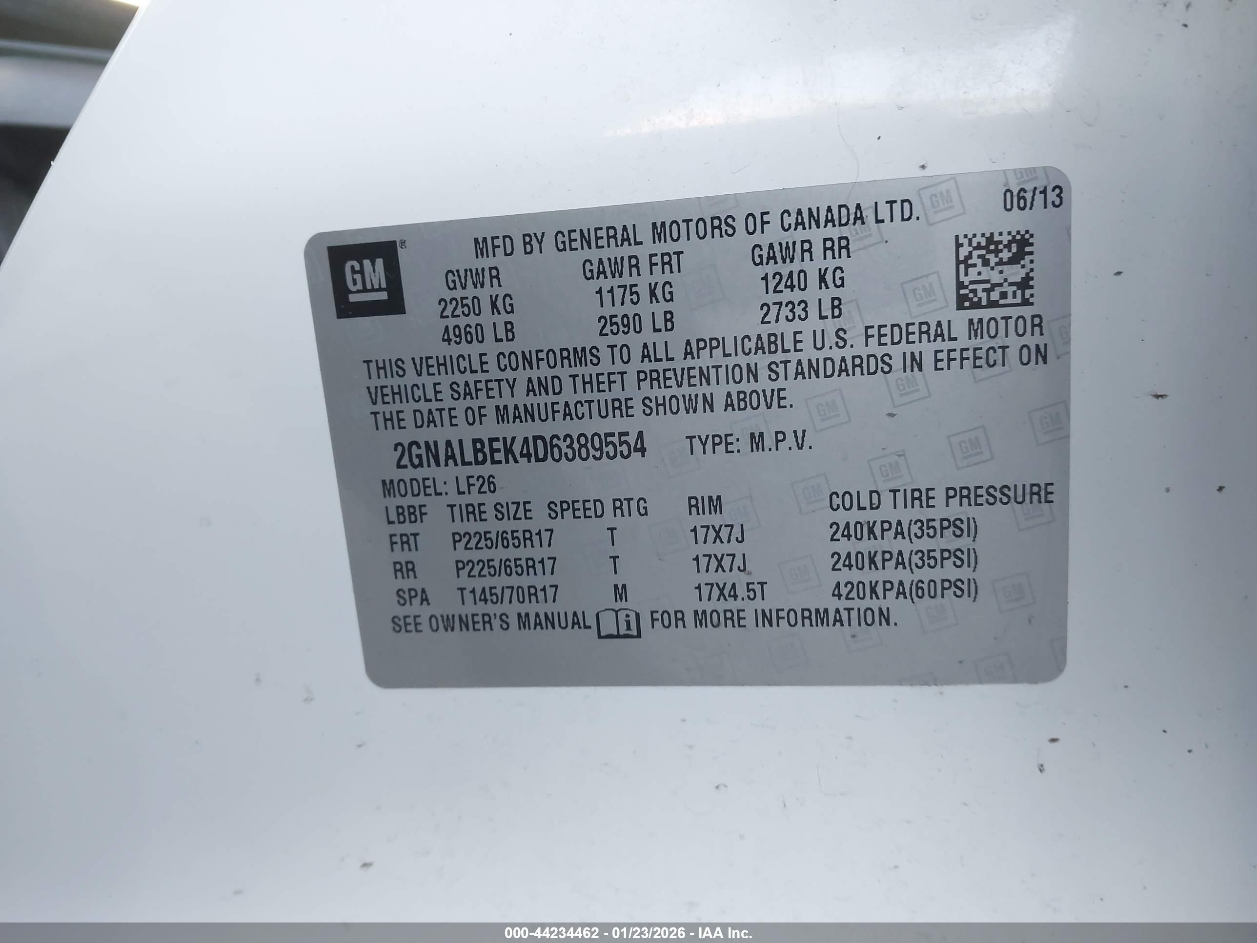 CHEVROLET EQUINOX image 9