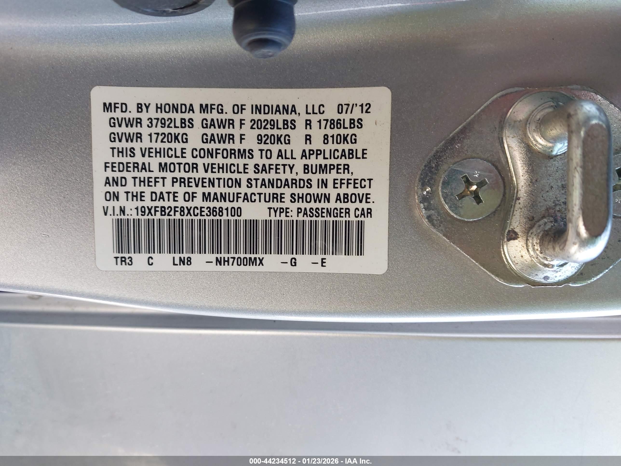 HONDA CIVIC image 9