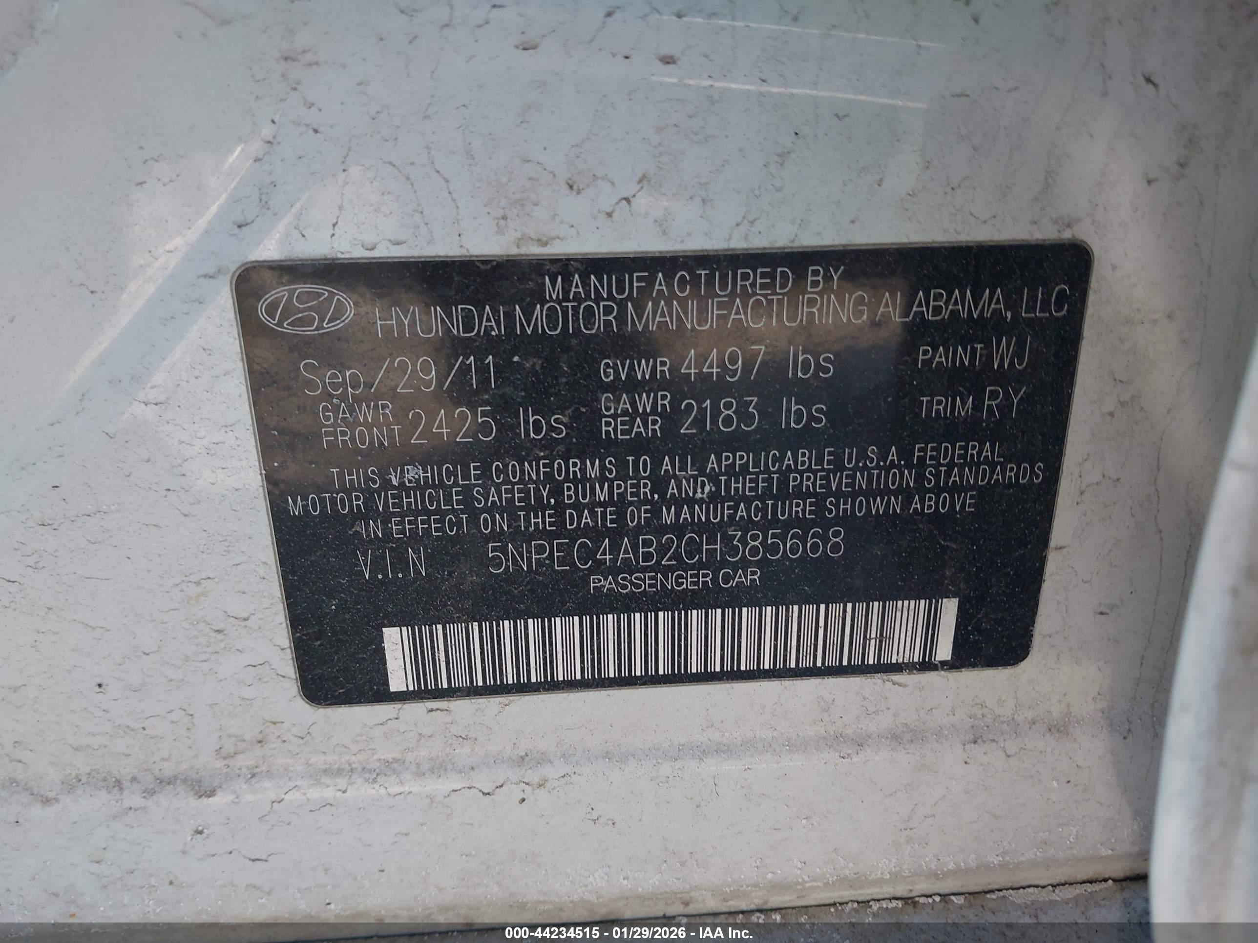 HYUNDAI SONATA image 9