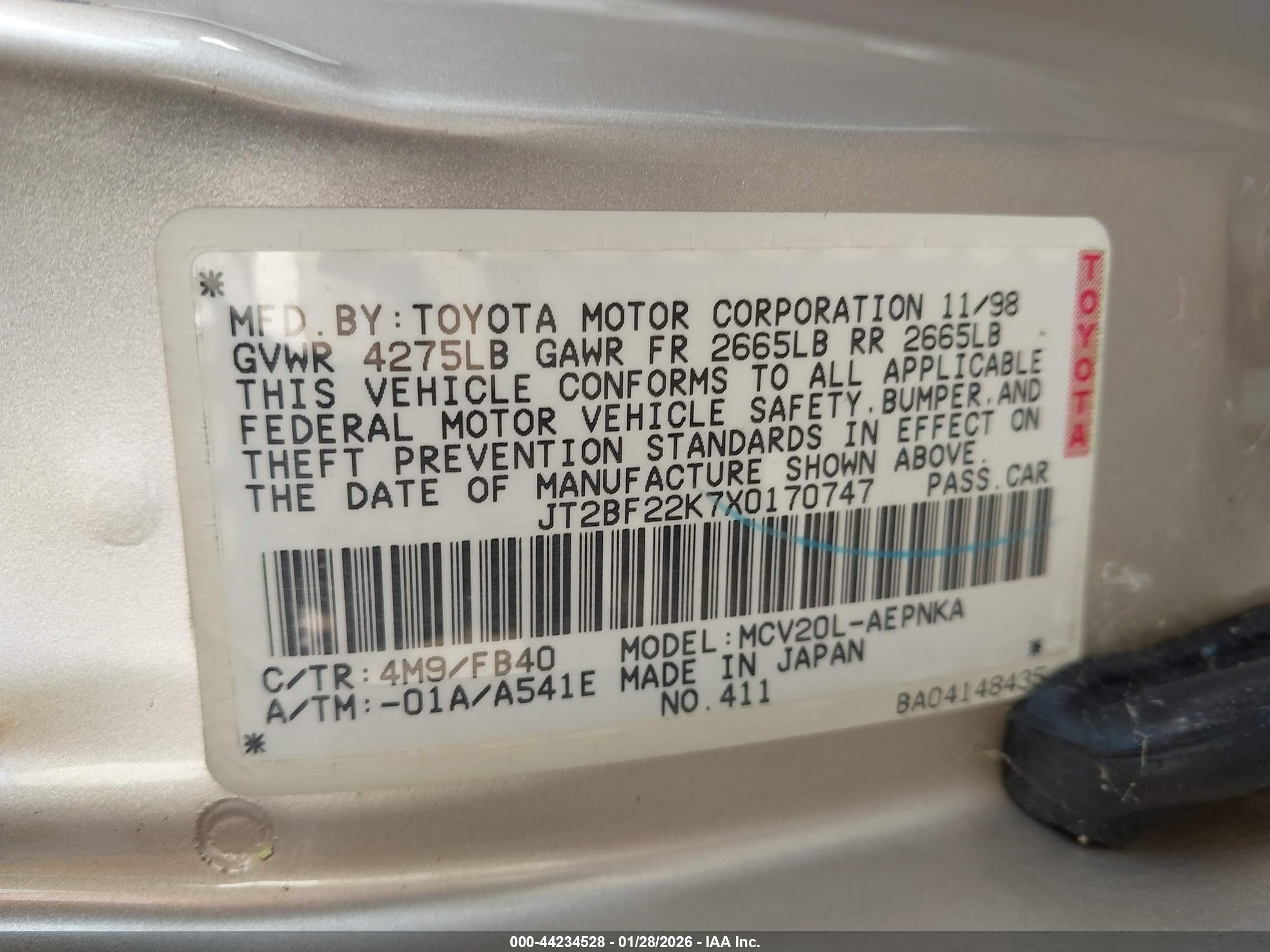 TOYOTA CAMRY image 9