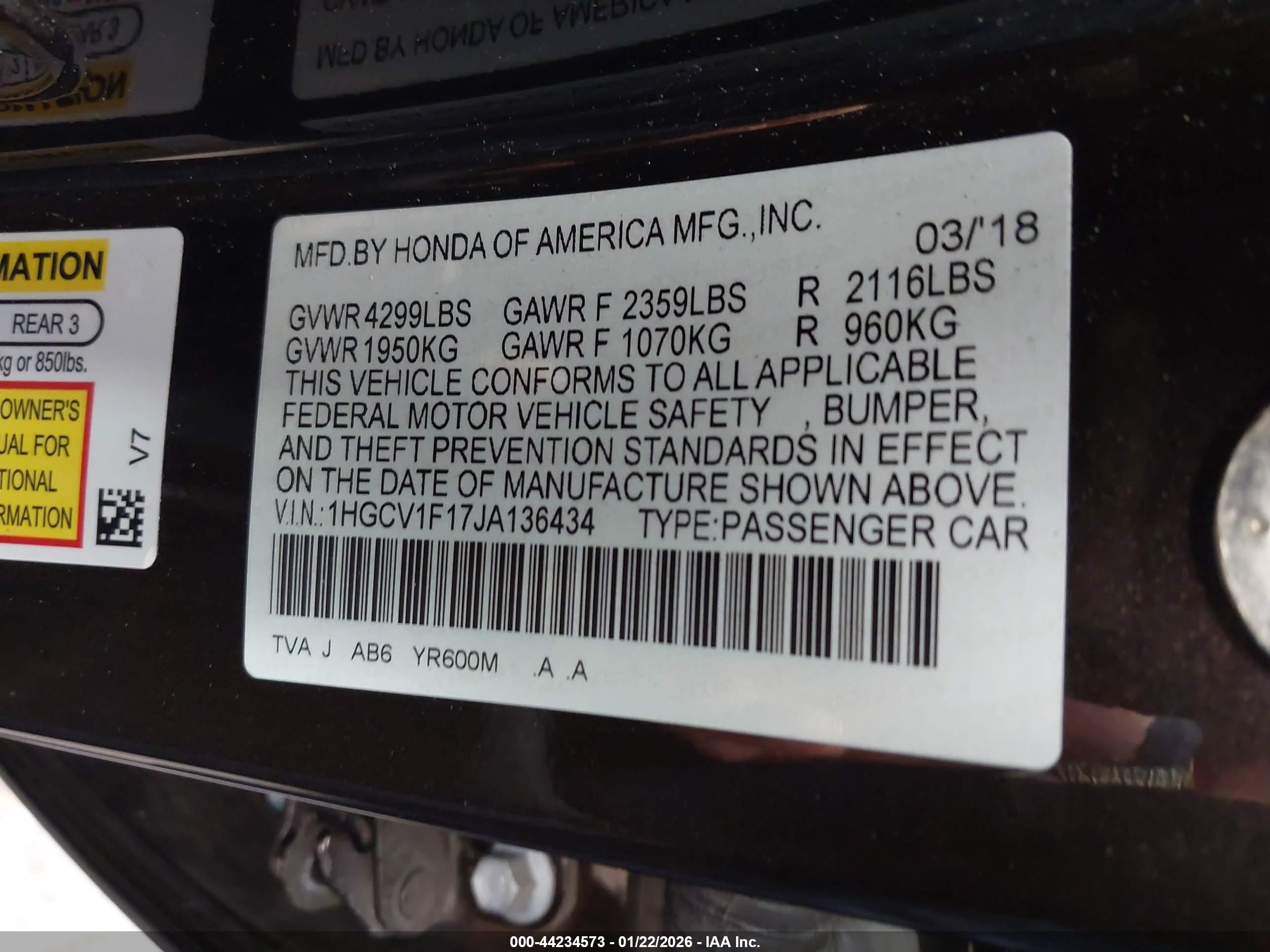 HONDA ACCORD image 9