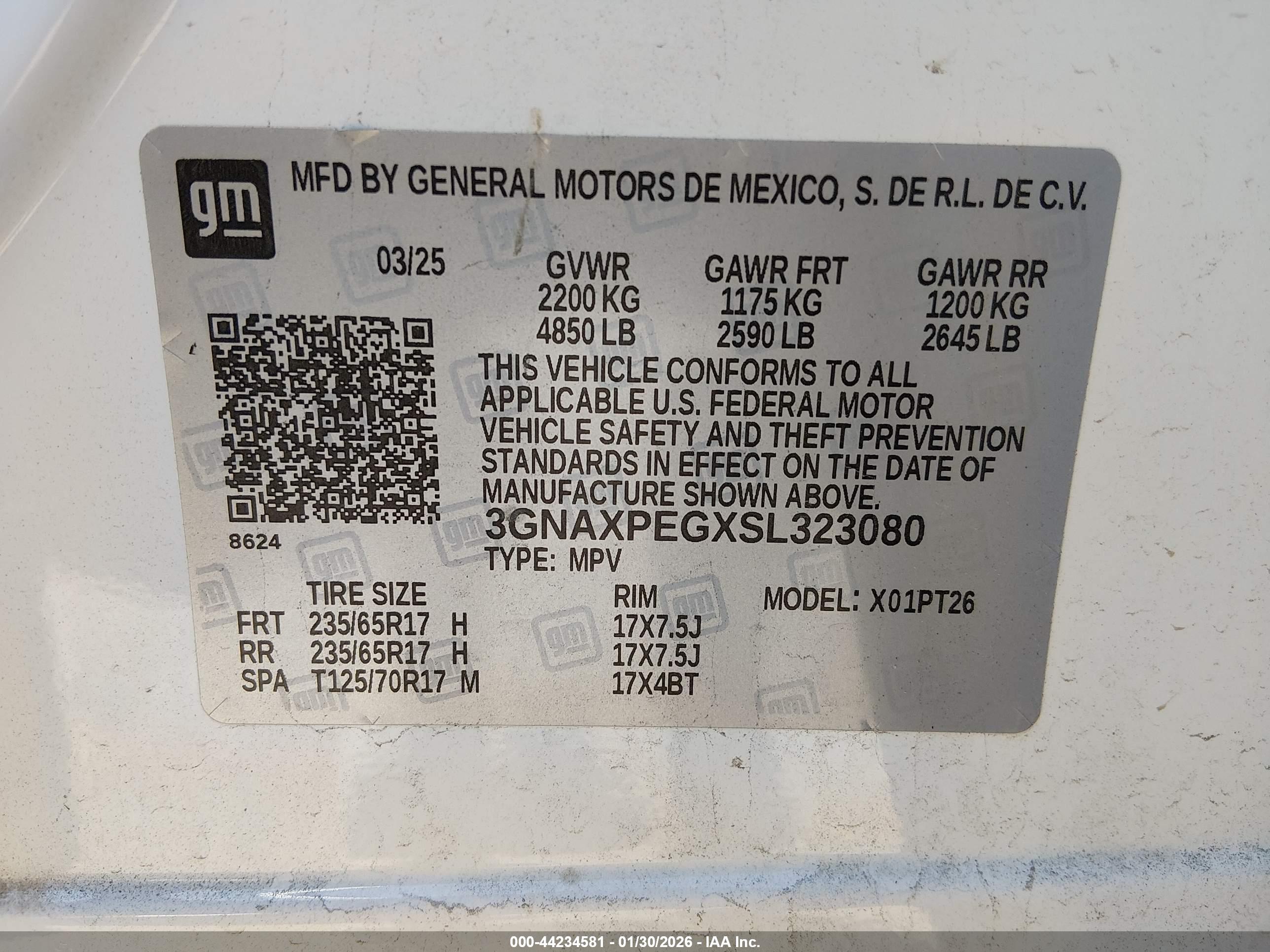 CHEVROLET EQUINOX image 9