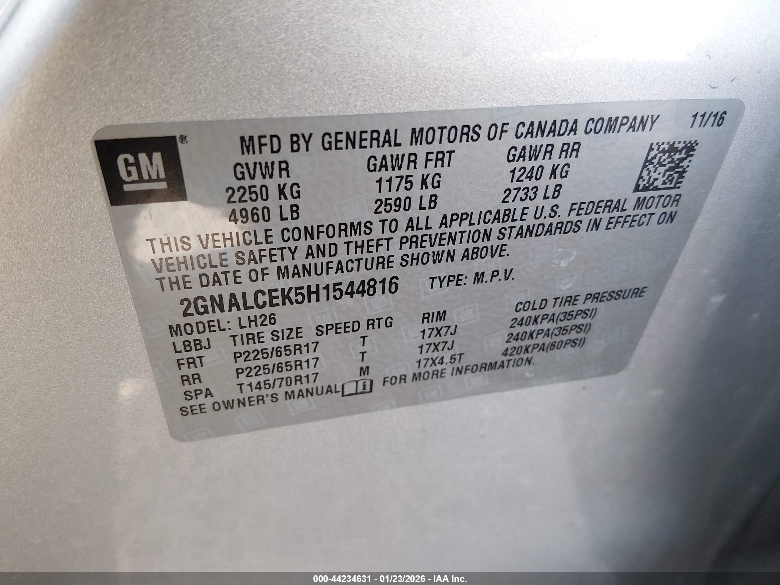 CHEVROLET EQUINOX image 9