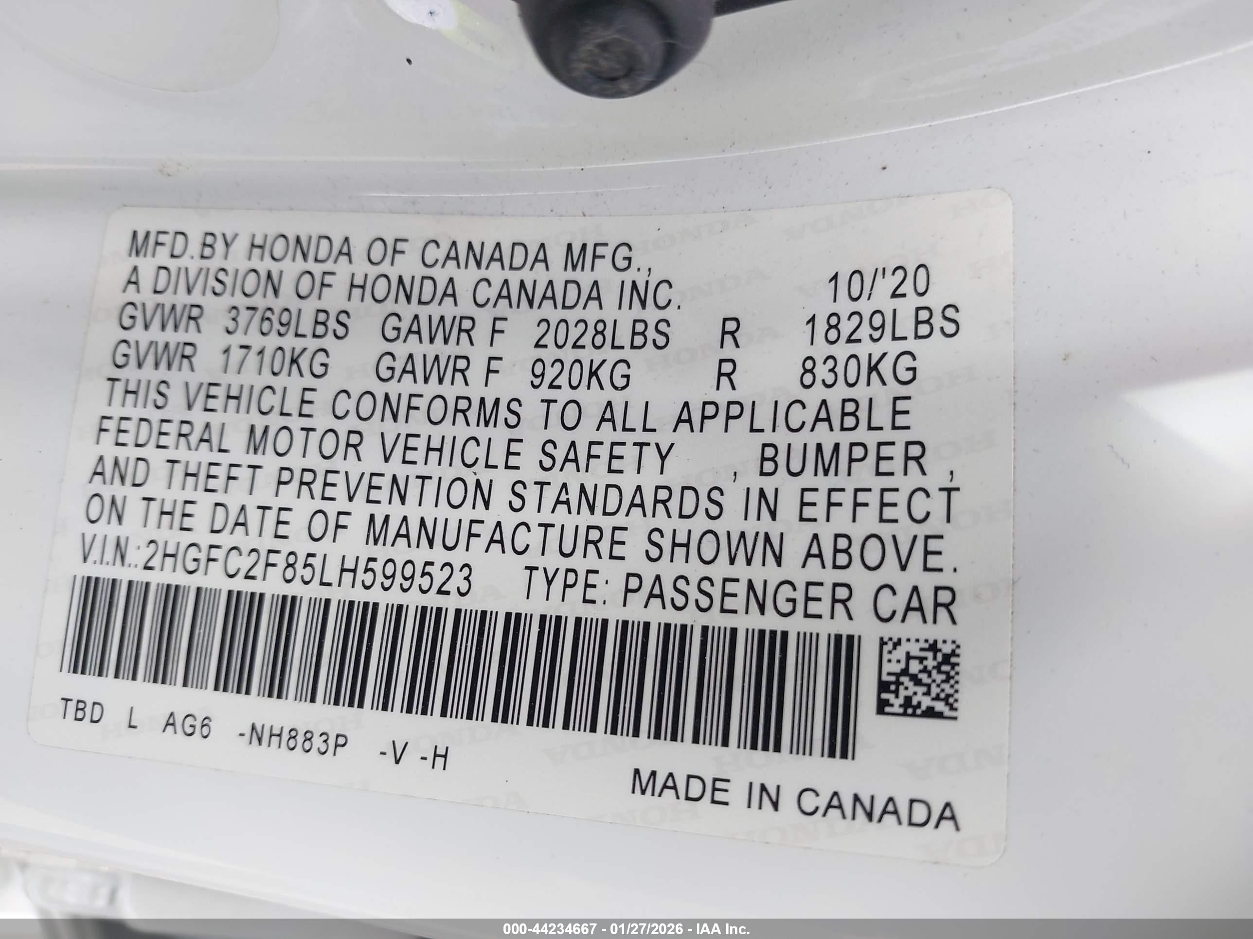 HONDA CIVIC image 9