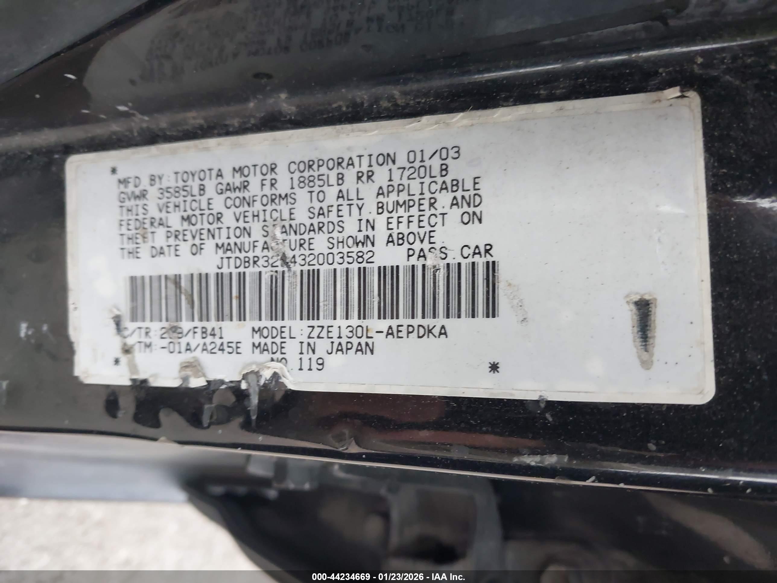 TOYOTA COROLLA image 9