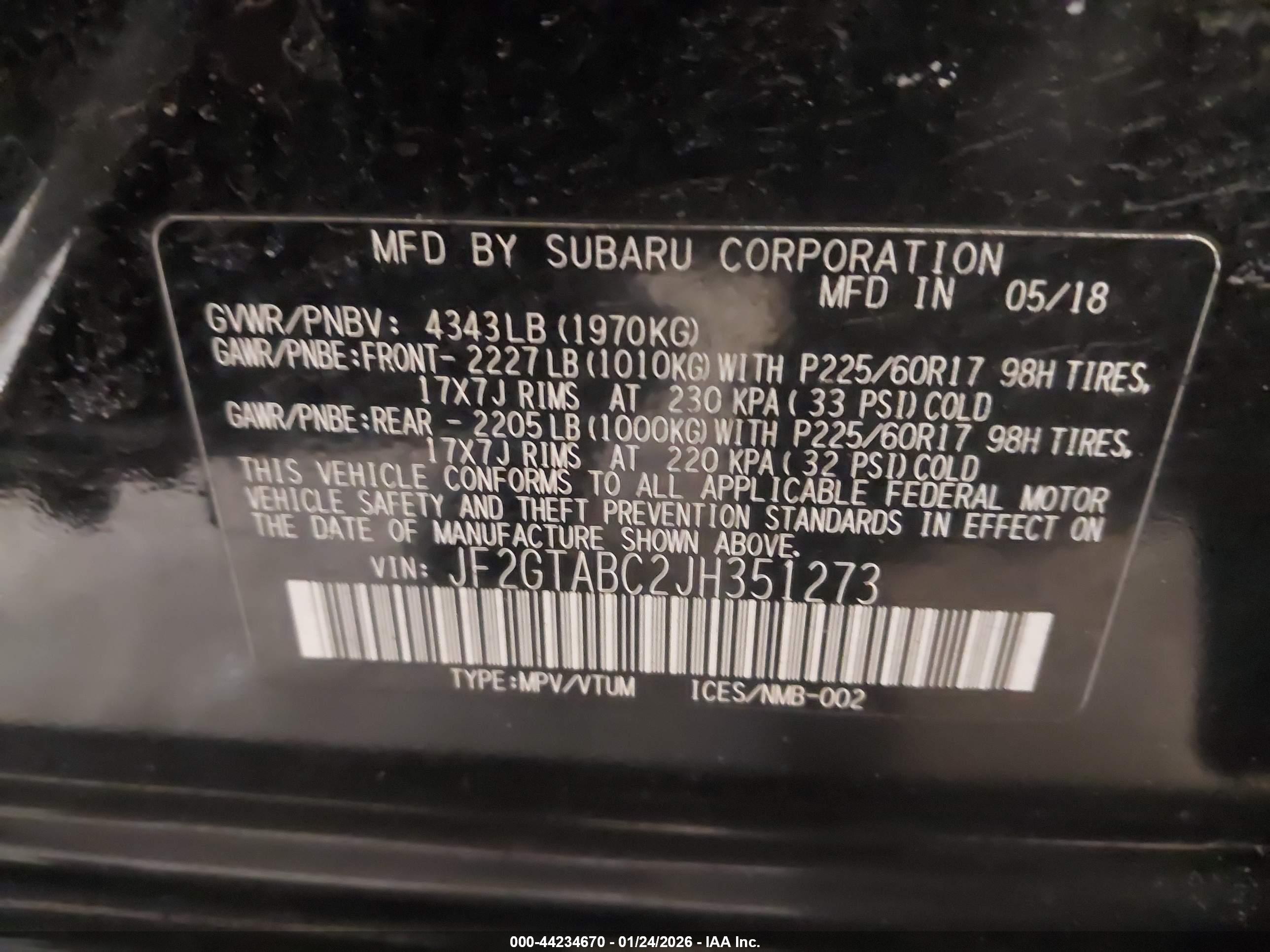 SUBARU CROSSTREK image 9