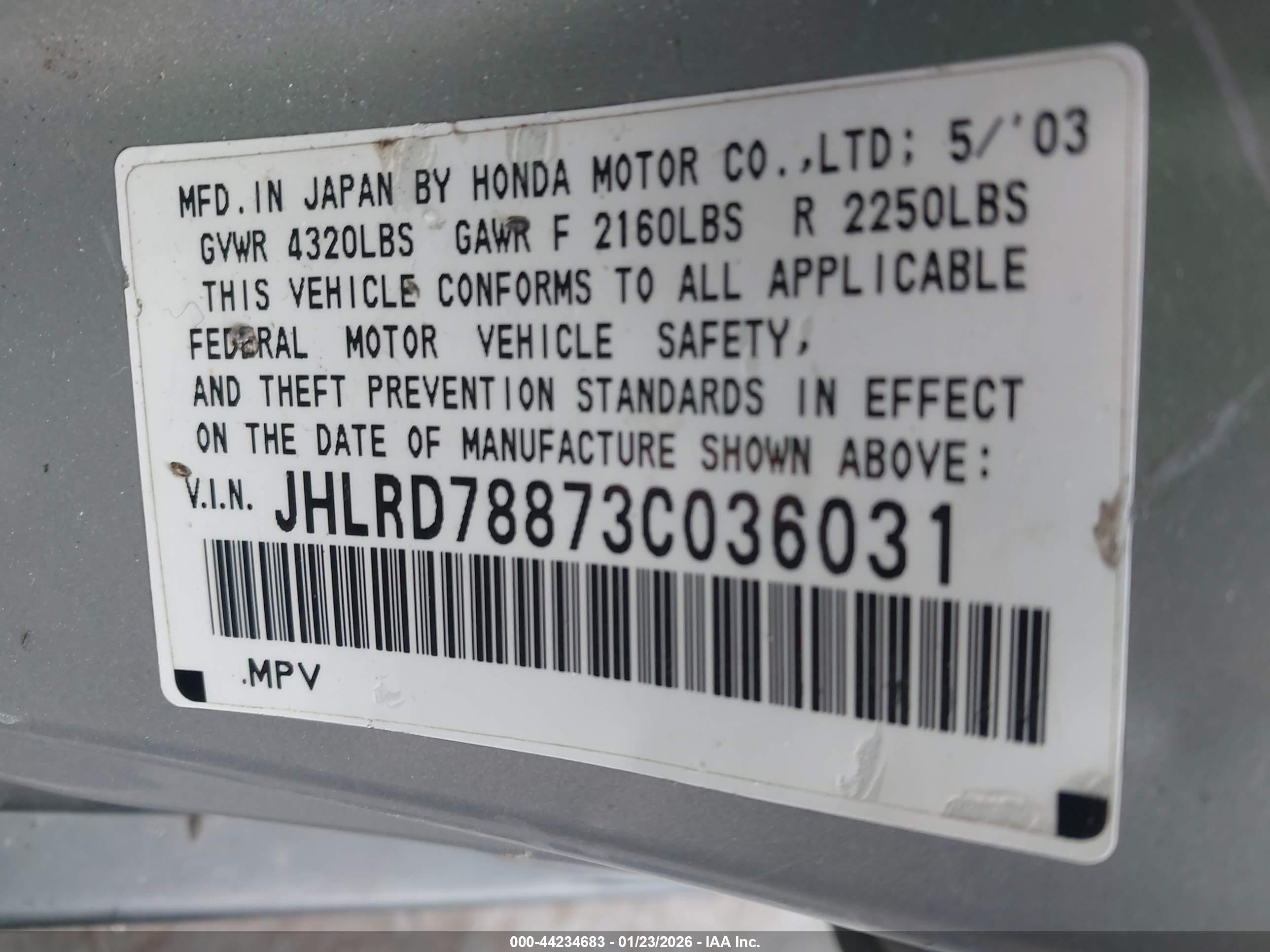 HONDA CR-V image 9