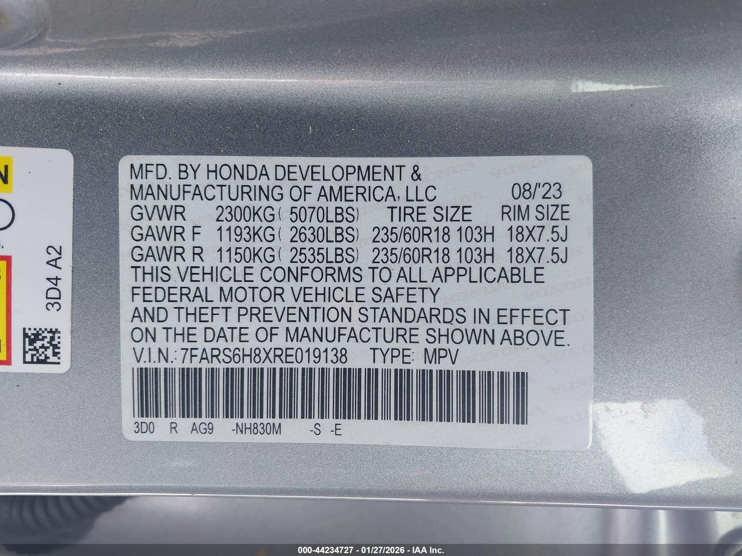 HONDA CR-V image 9