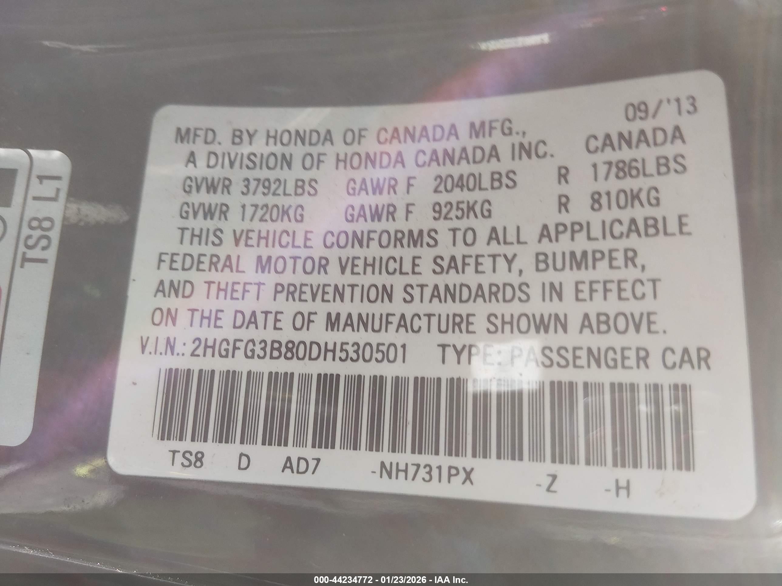 HONDA CIVIC image 9