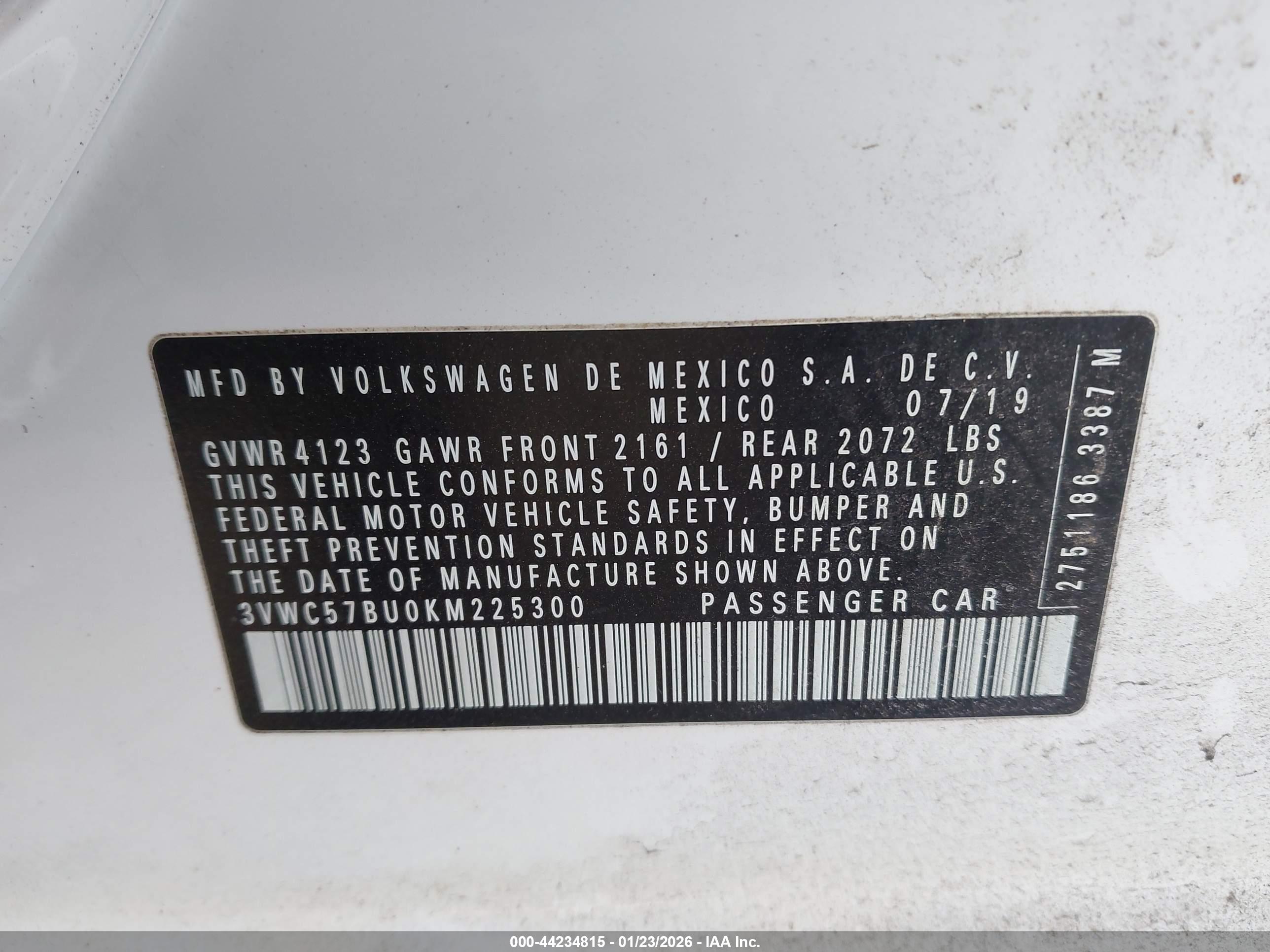 VOLKSWAGEN JETTA image 9