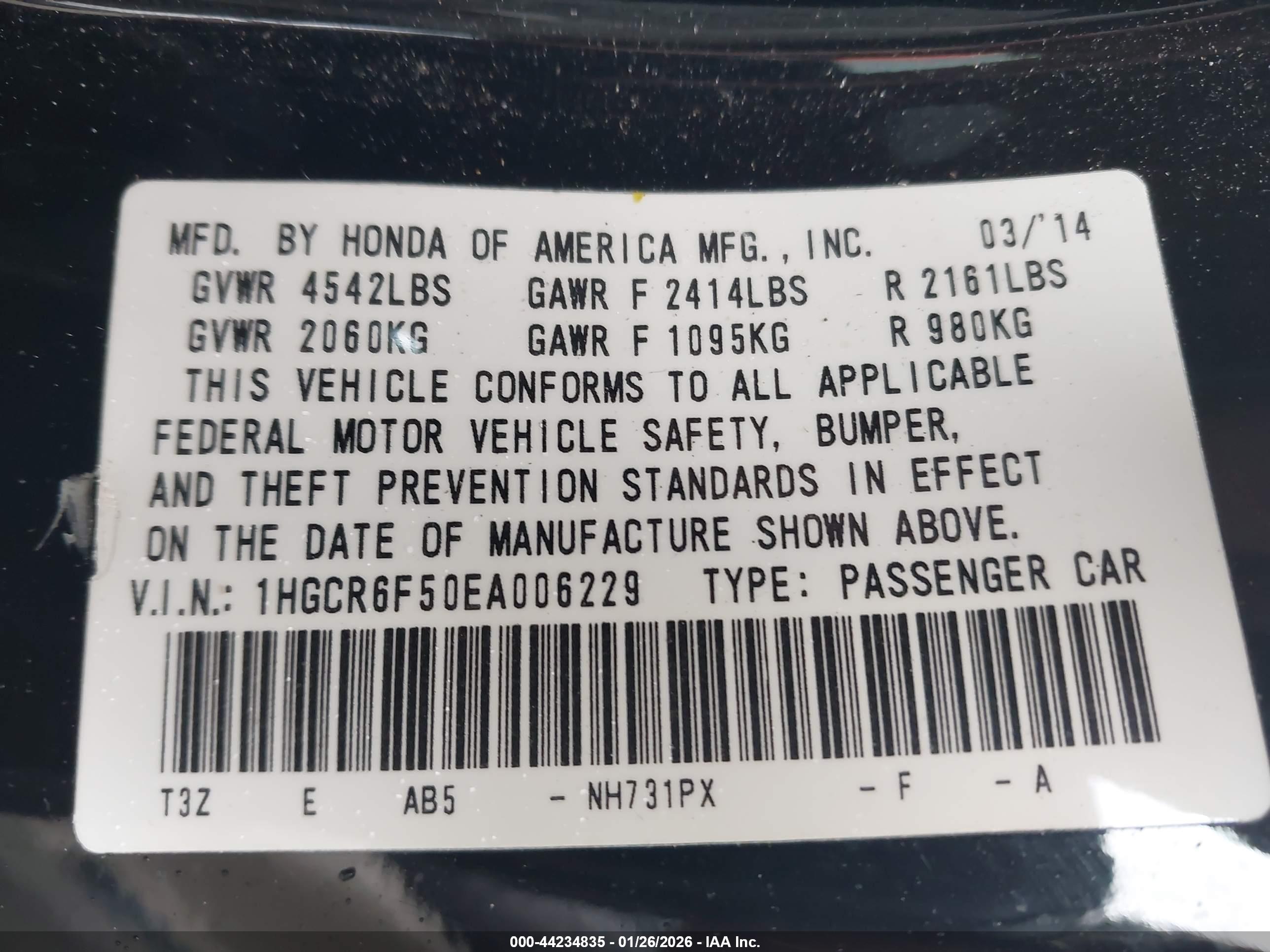 HONDA ACCORD image 9