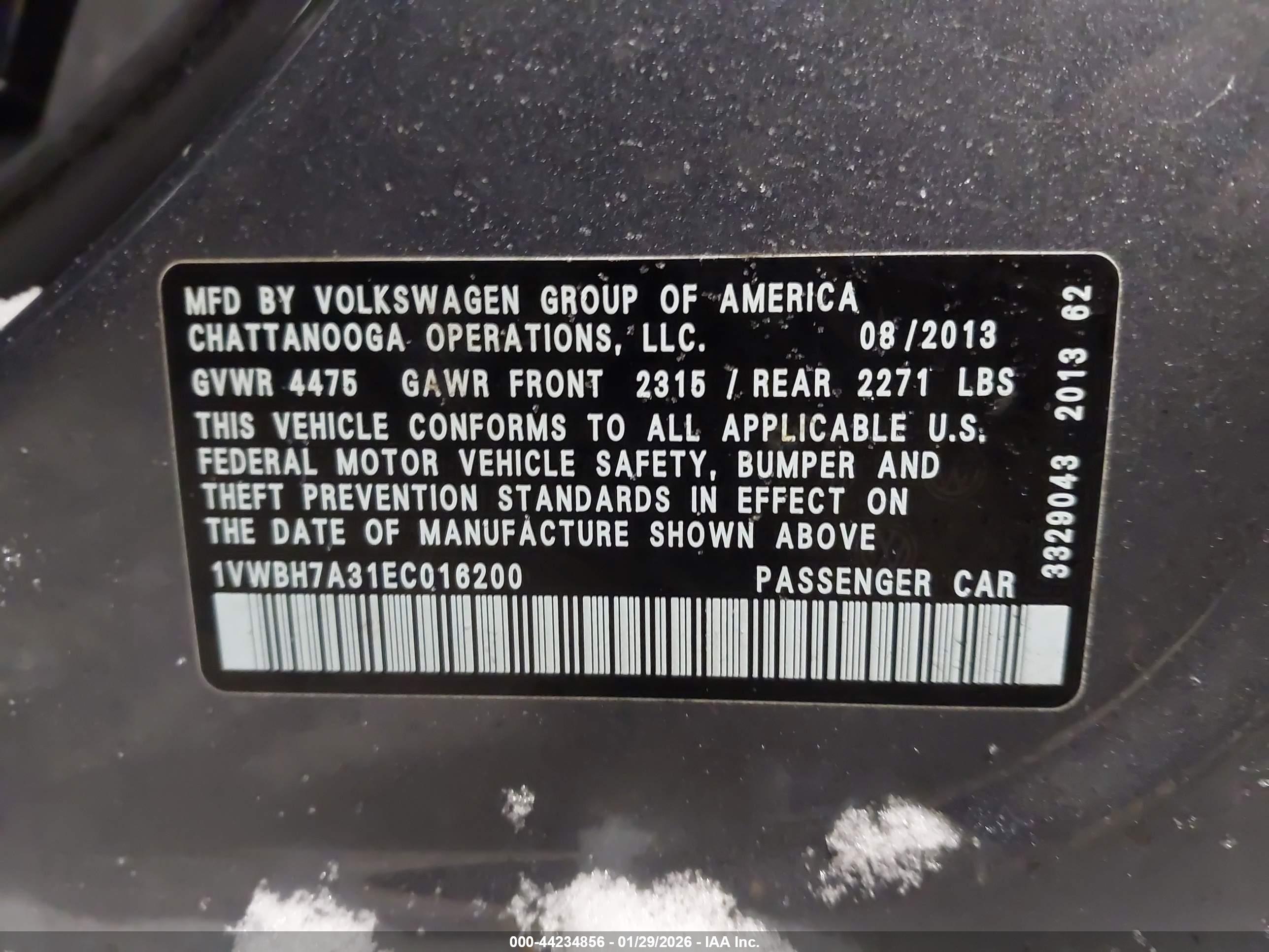 VOLKSWAGEN PASSAT image 9