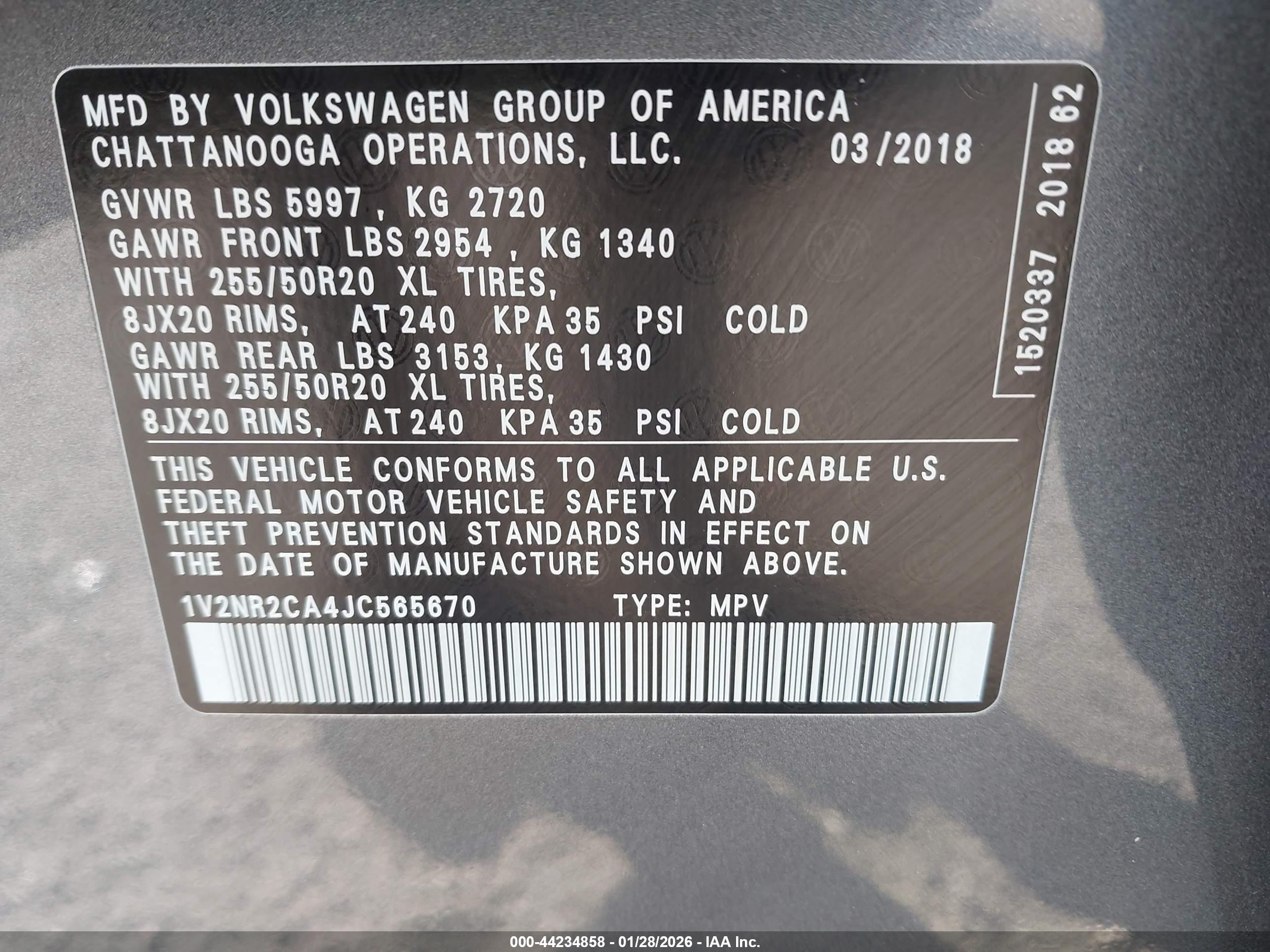 VOLKSWAGEN ATLAS image 9