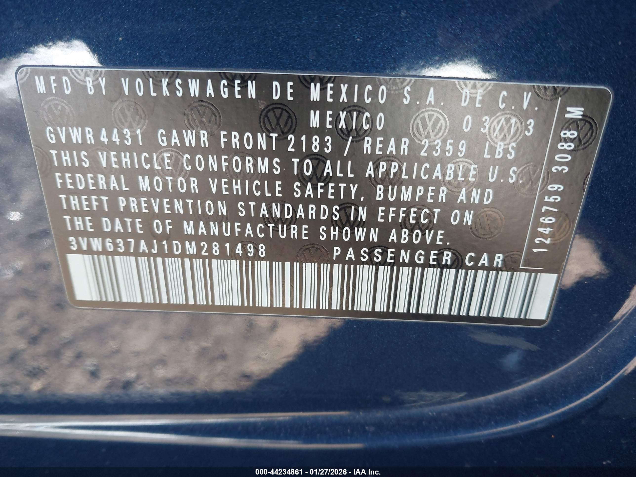 VOLKSWAGEN JETTA image 9